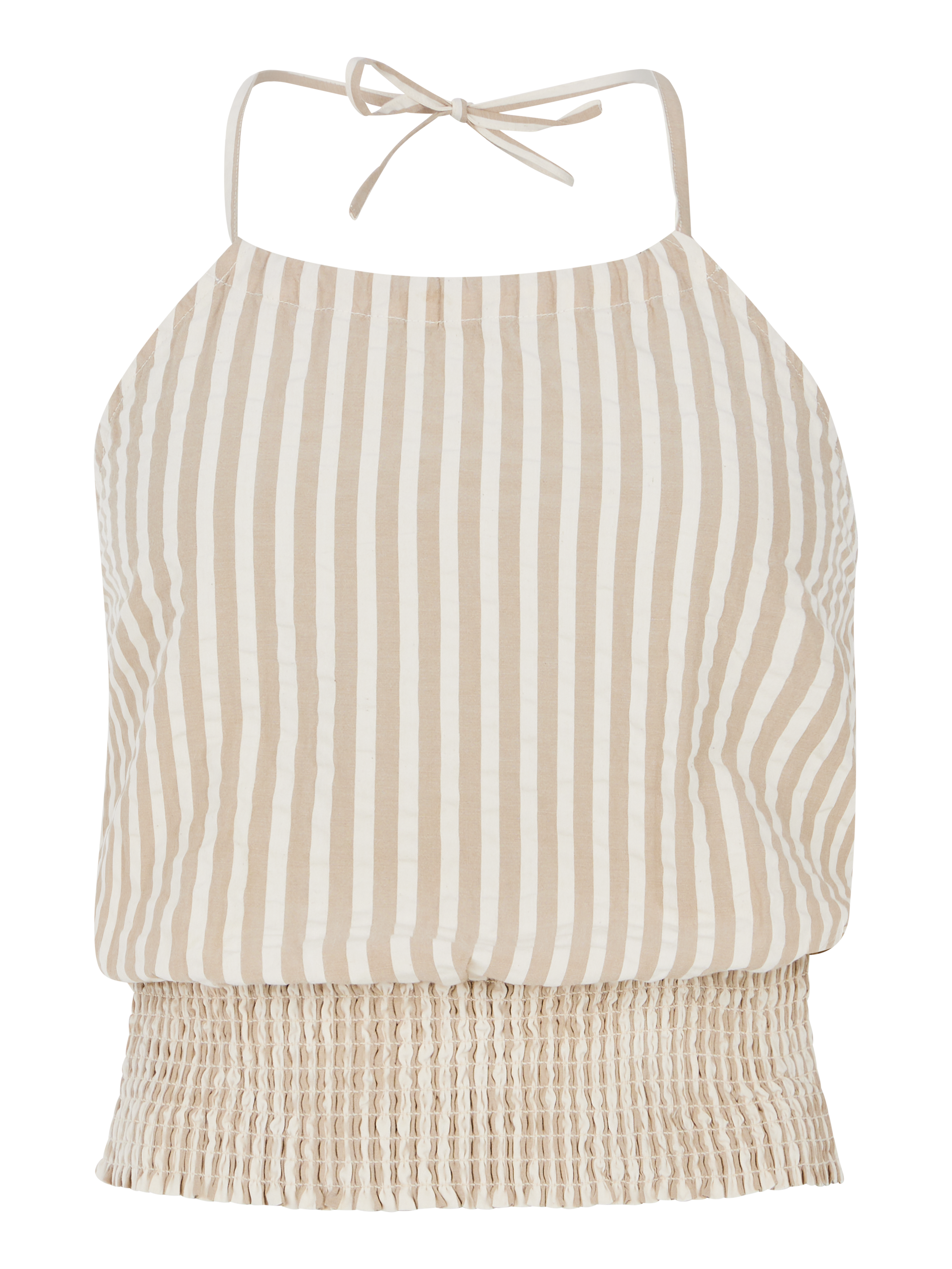 Protest Prtmiranda Gestreift Spaghetti Halter Top Damen - Braun
