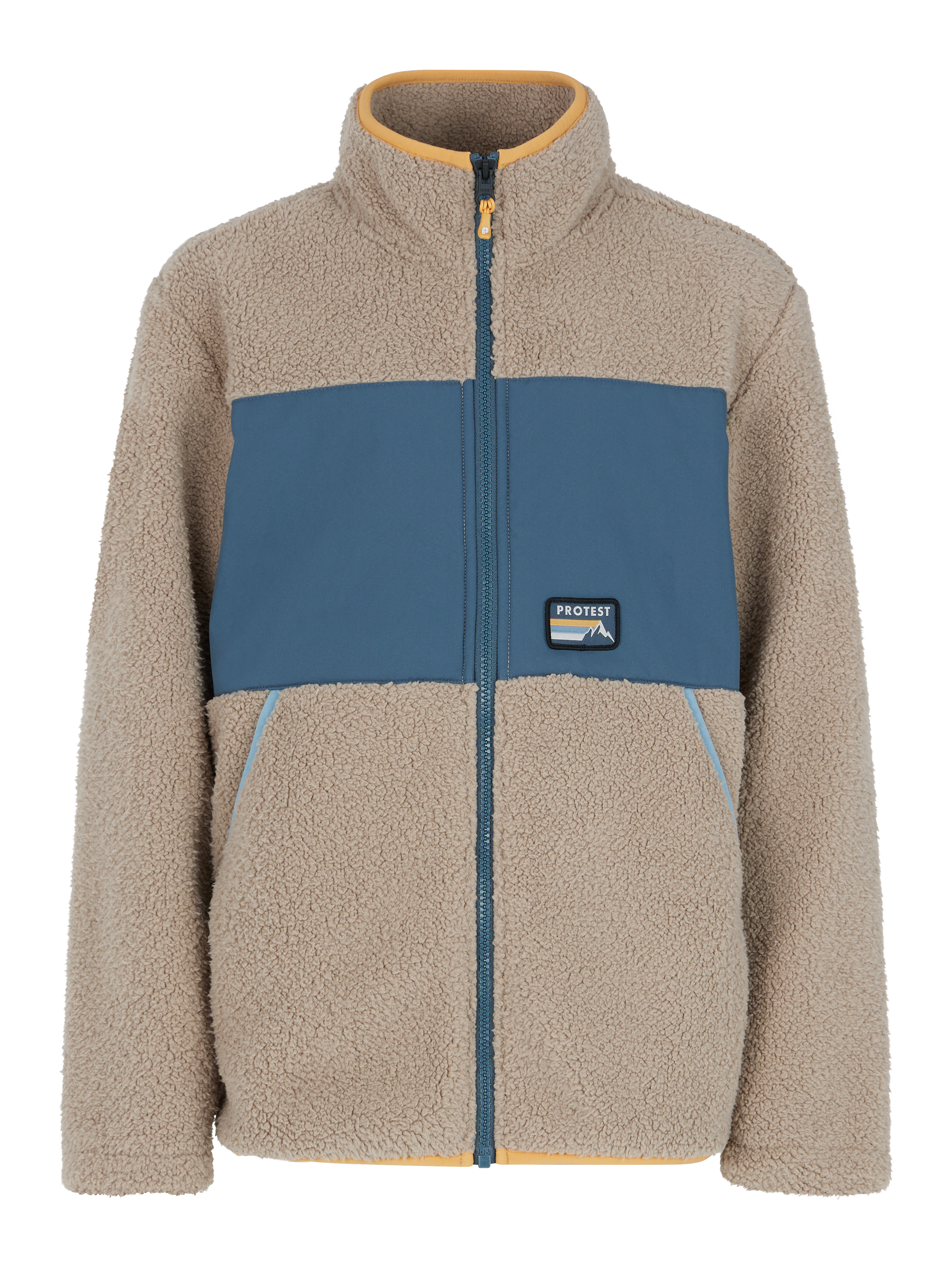 Protest Prtbartis Jr Teddy Fleece Vest Jongens - Bruin