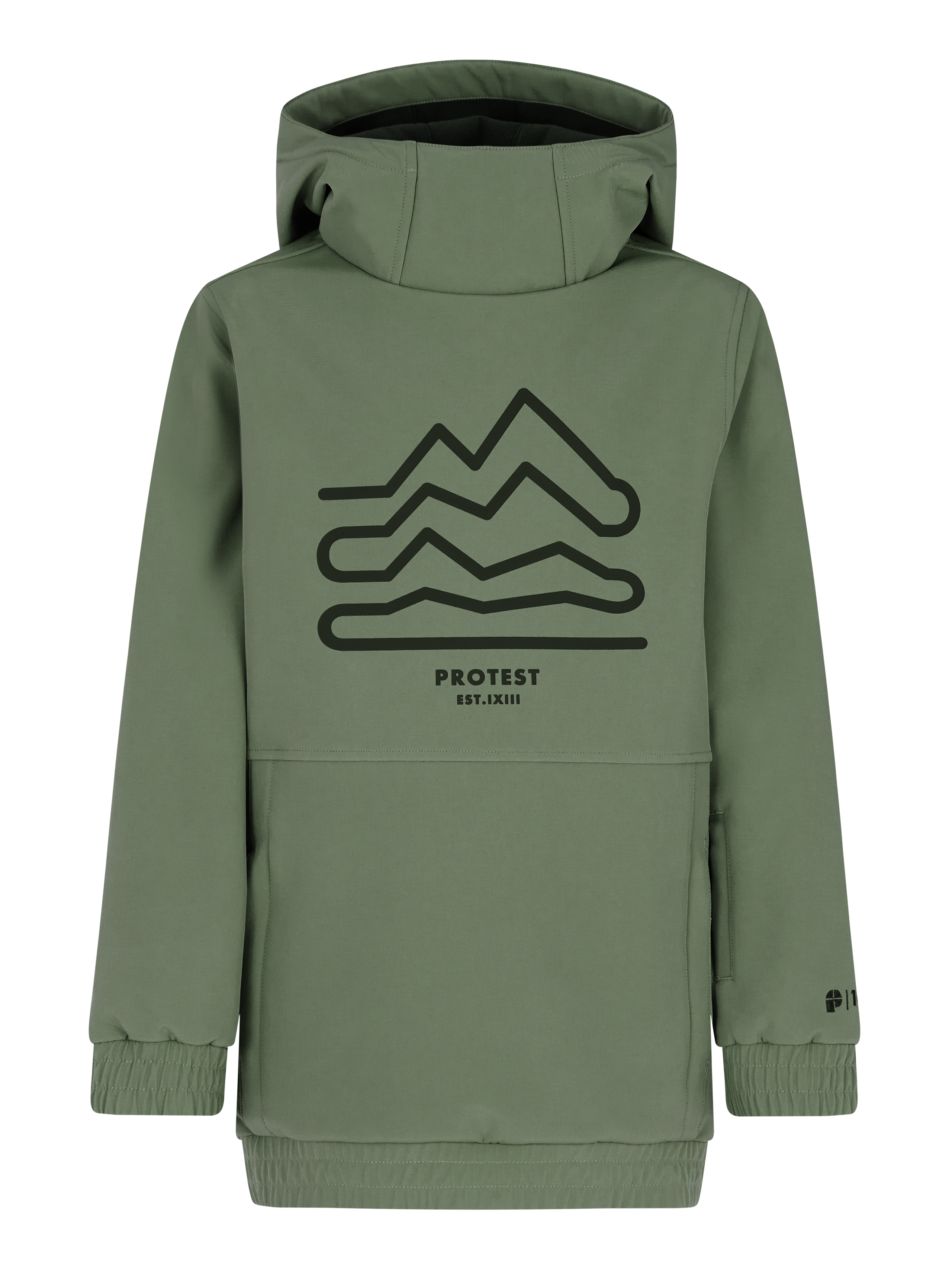 Protest Prtquinz Jr Anorak Ski-jas Jongens - Groen