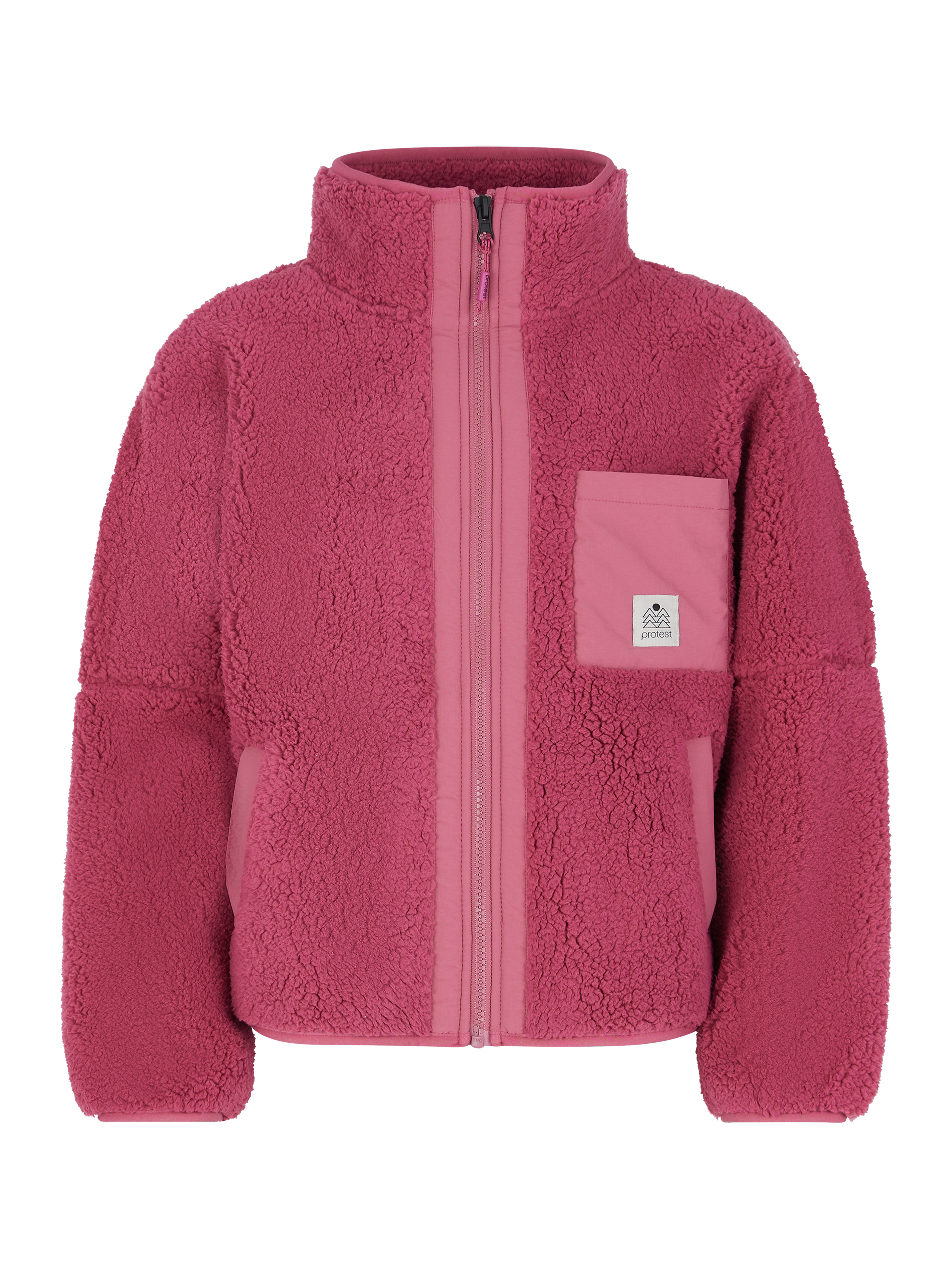 Protest Prtanouk Jr Teddy Fleece Jacket Girls - Pink