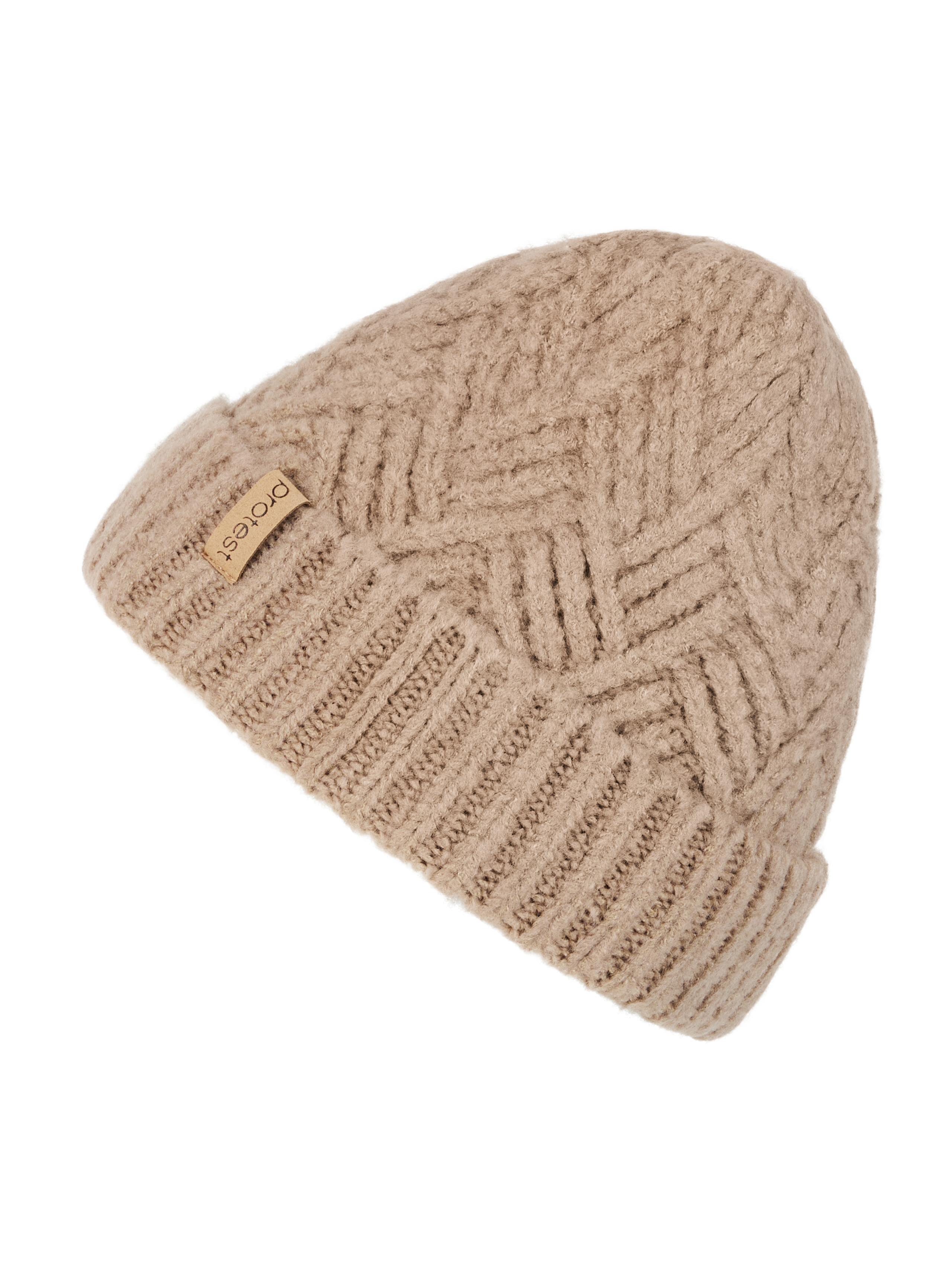 Protest Prtheap Bonnet Femme - Marron
