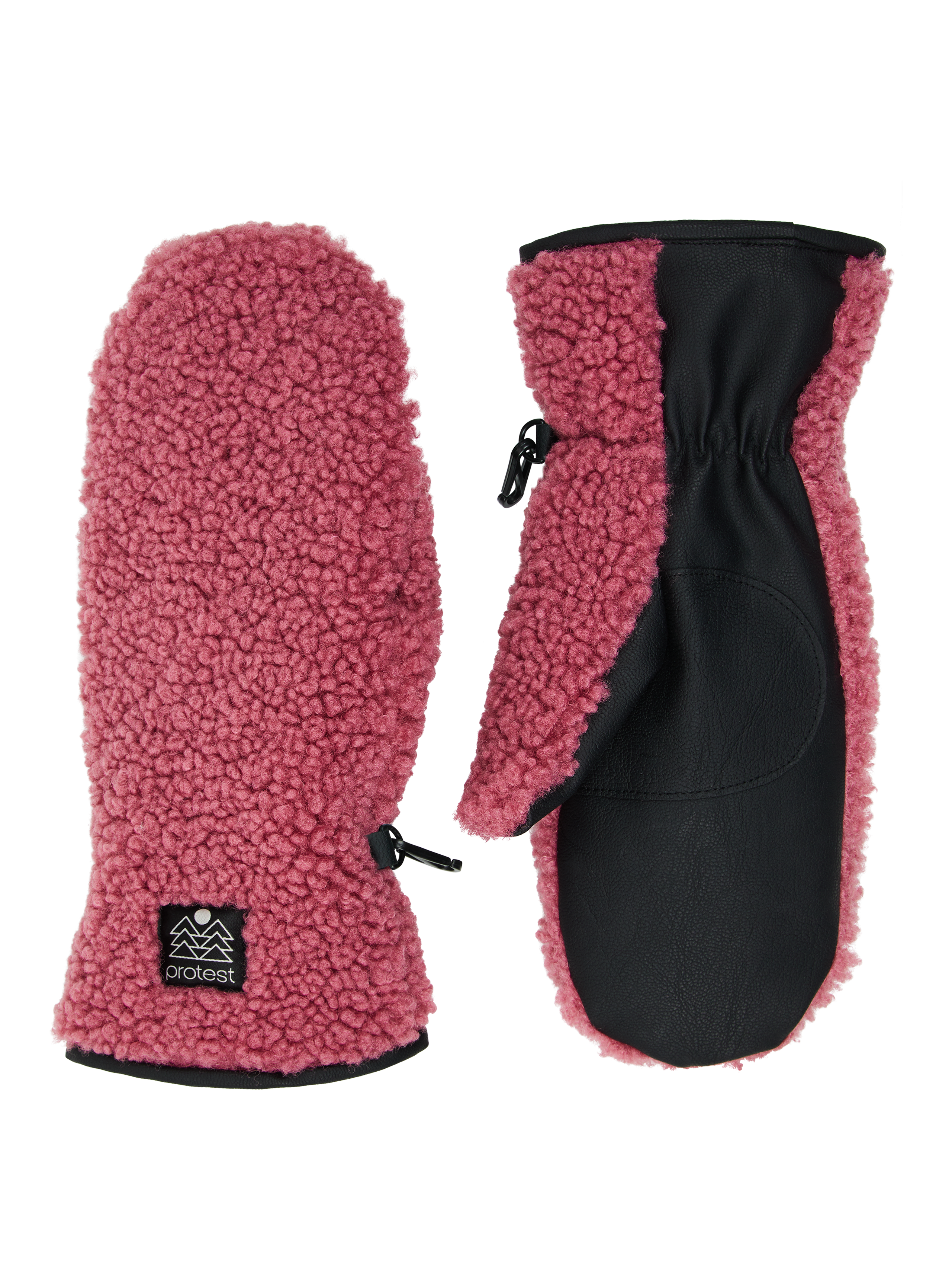 Protest Prttelly Moufles Peluche Femme - Rose