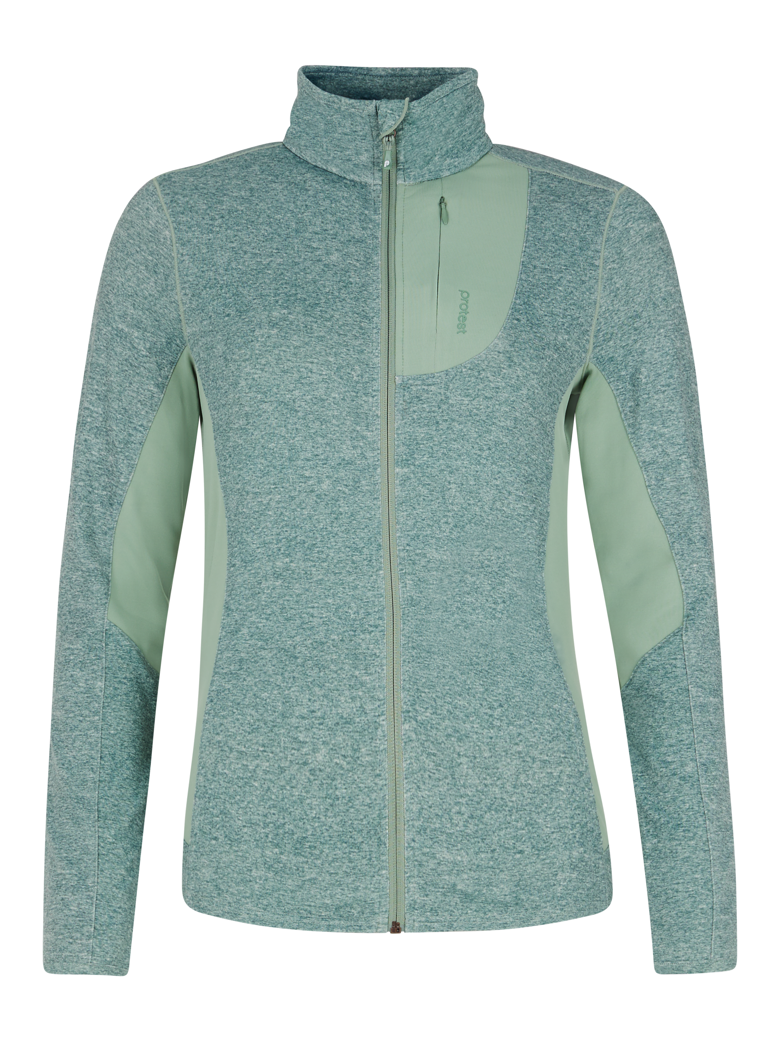 Protest Prtlisbon Full Zip Mid Layer Women - Green