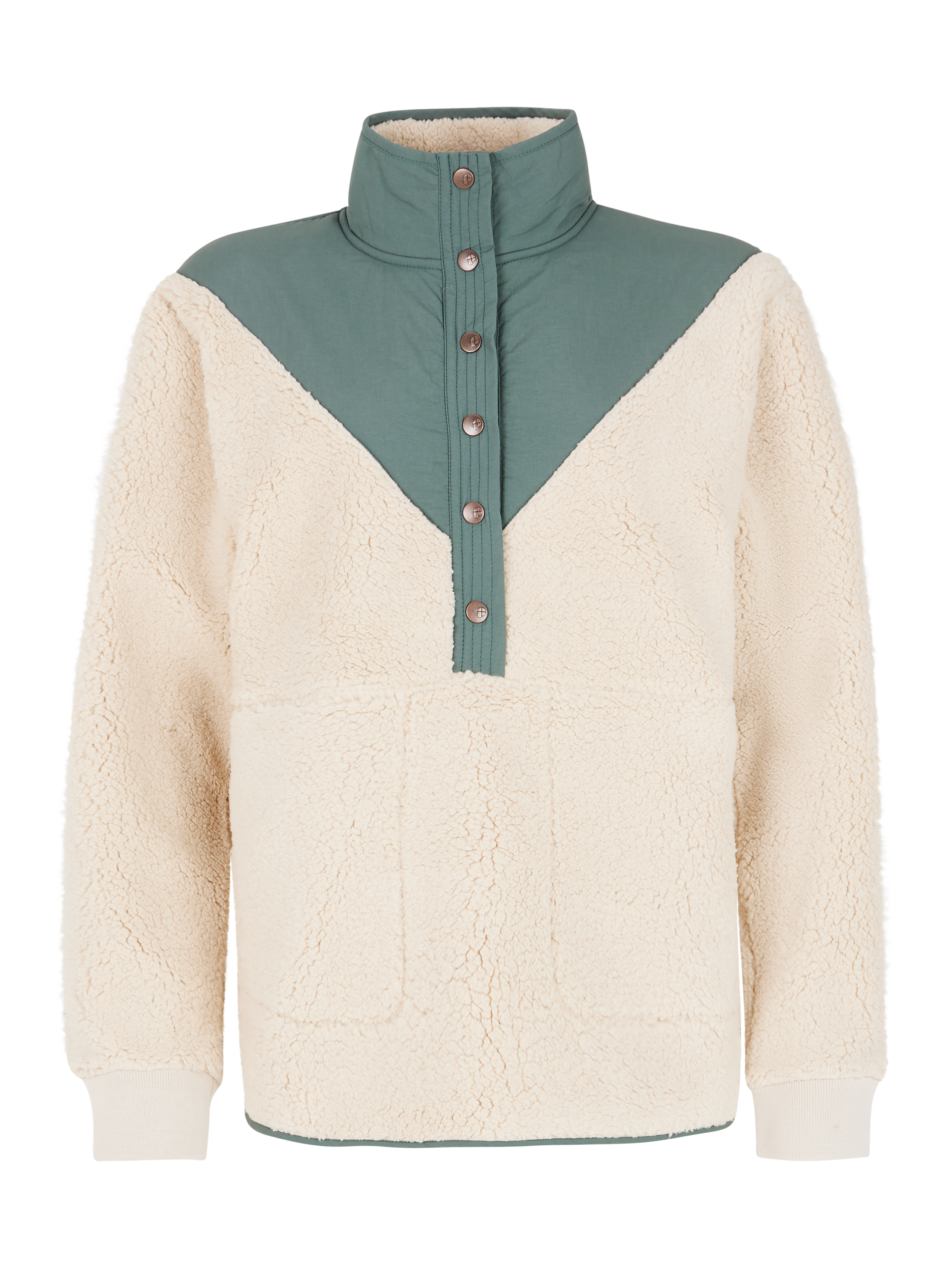 Protest Prtcyber Teddy Outdoor Zip Up Fleece Women - Green