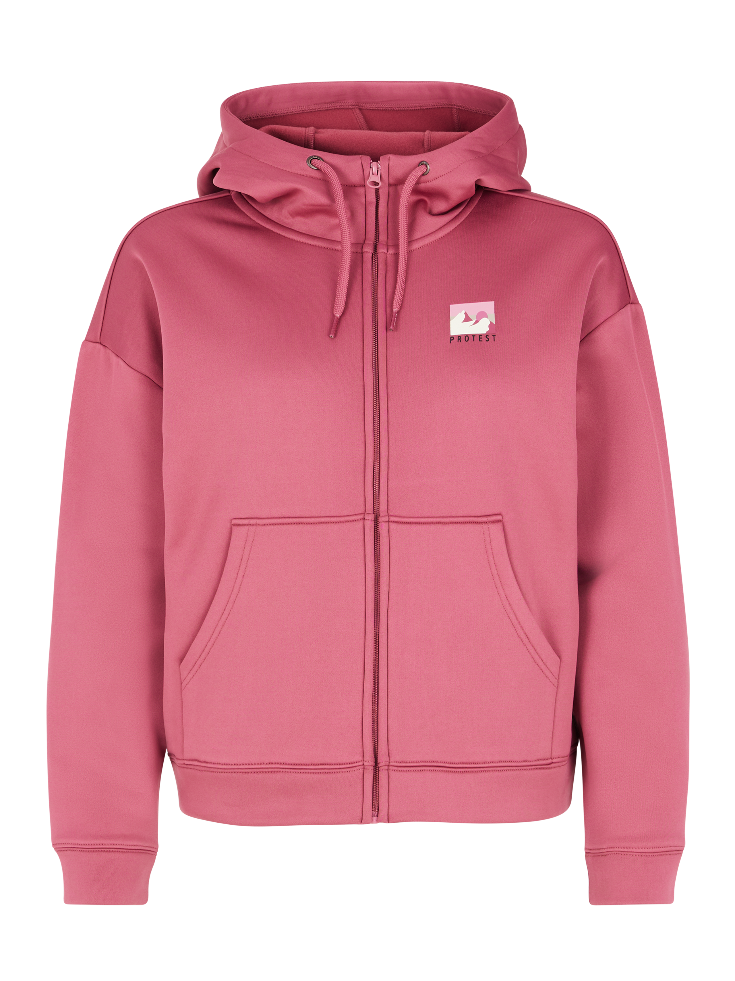 Protest Prtteam Full Zip Outdoor Mid Layer Women - Pink