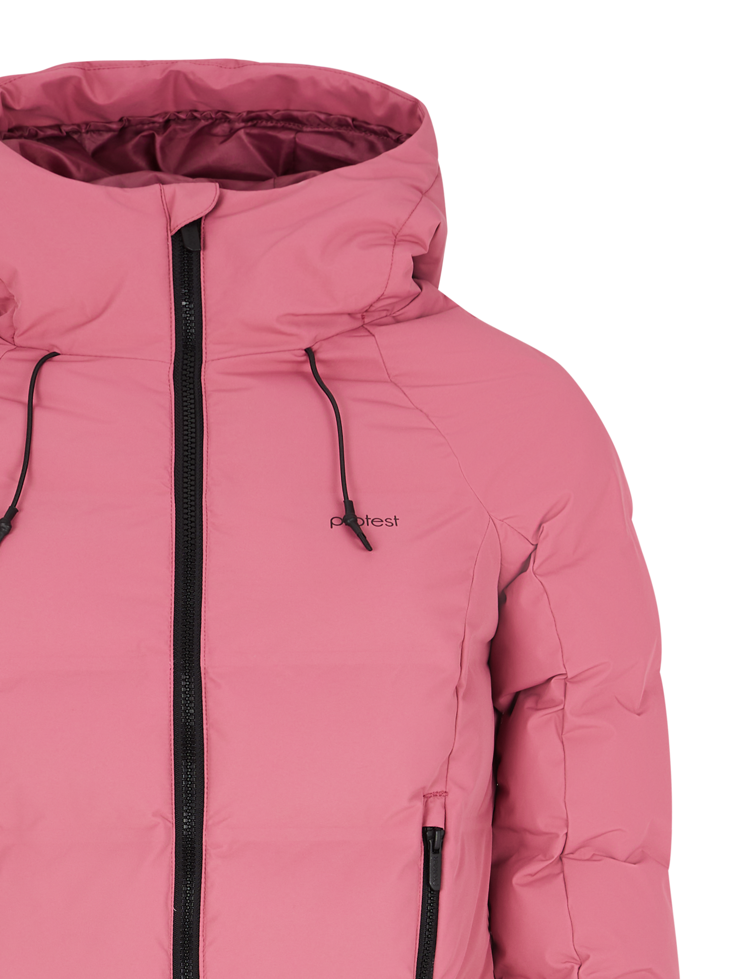 【BITTER CELLS】JOLLY PUFFER JACKET PINK EZ Puffer Racer Hooded Jacket – JACK1T
