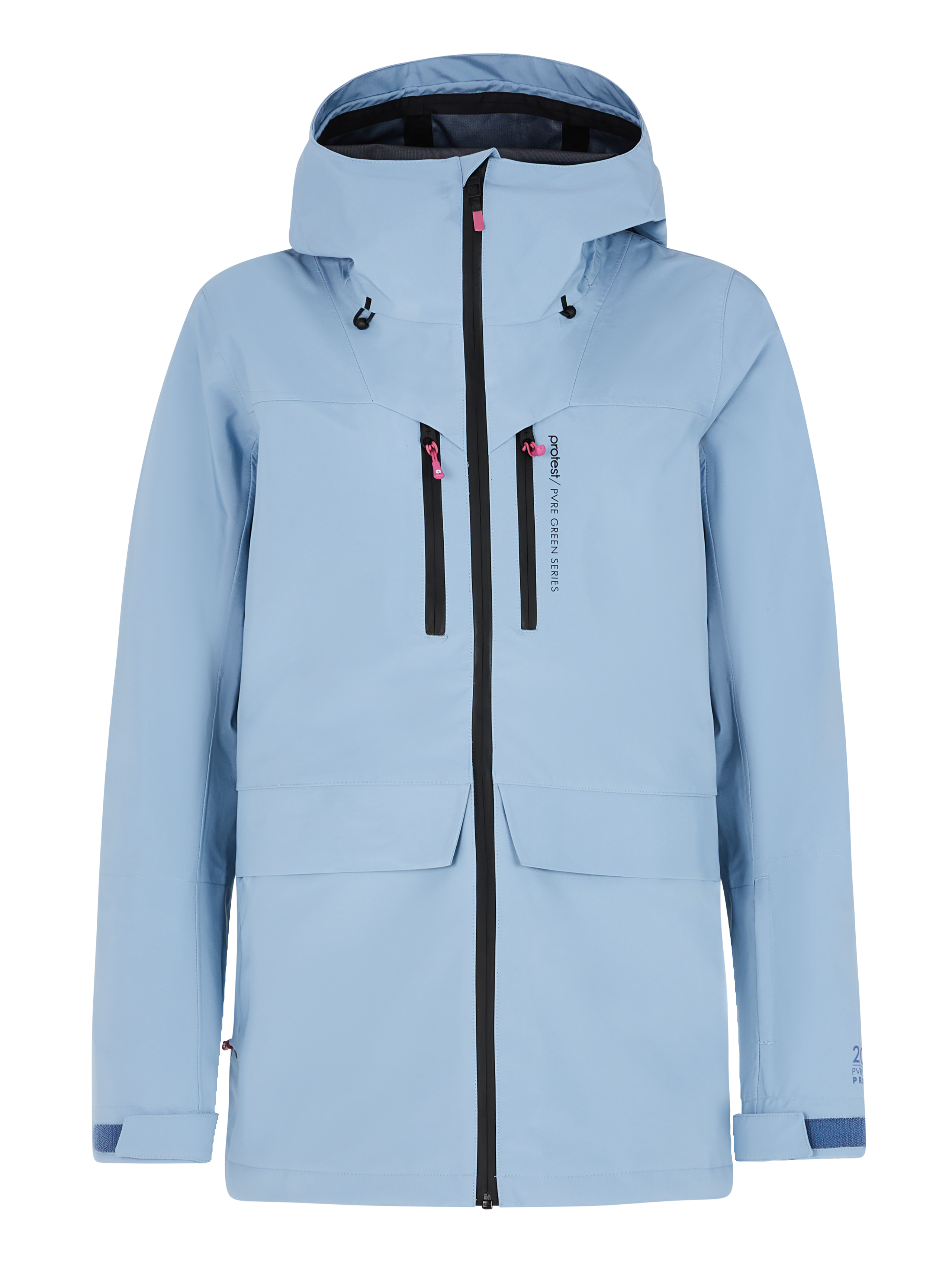 Protest Prtmoose Veste De Ski Shell Femme - Bleu