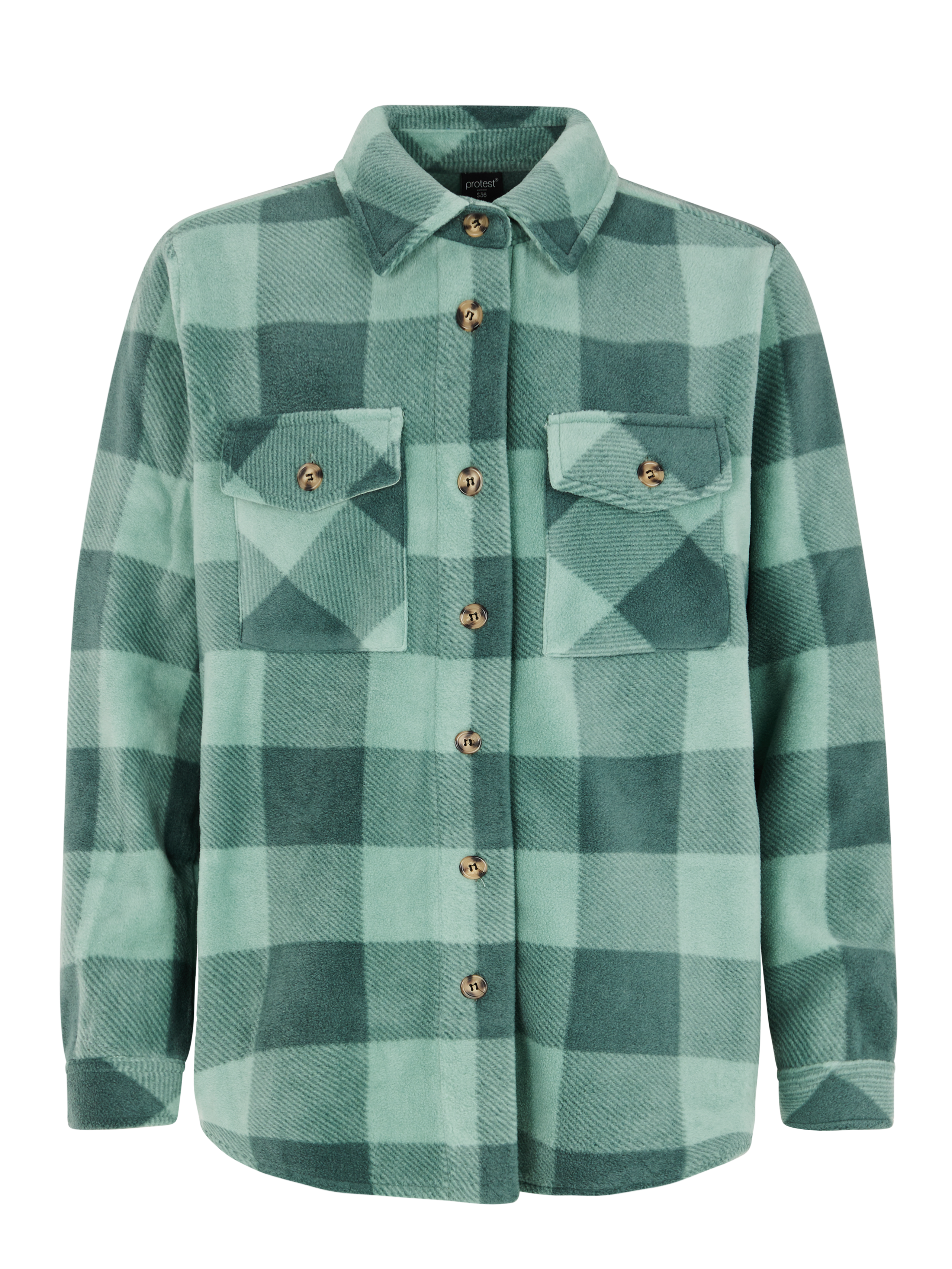 Protest Prtsalt Fleece Sjacket Women - Green