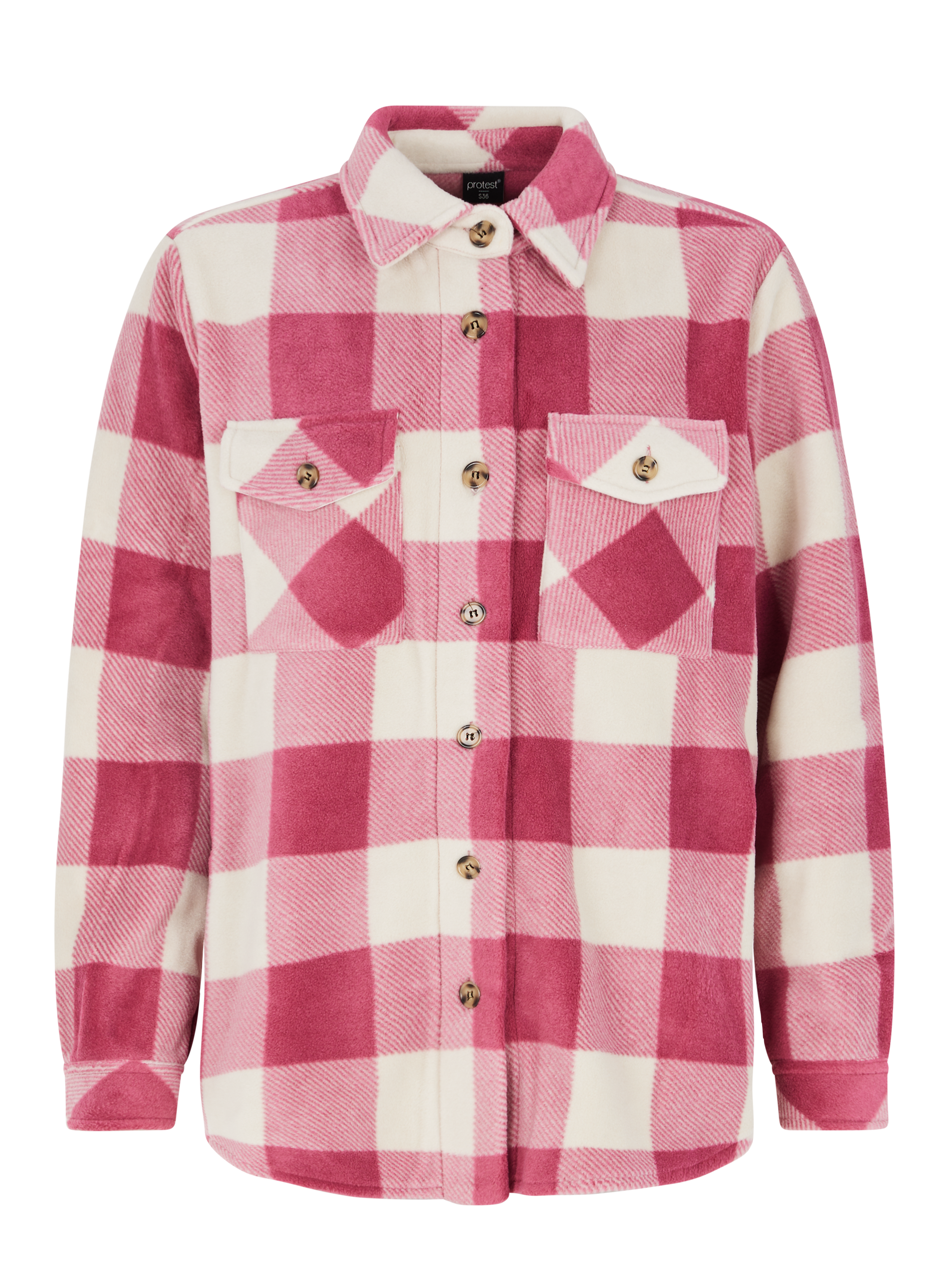 Protest Prtsalt Fleece Sjacket Women - Pink