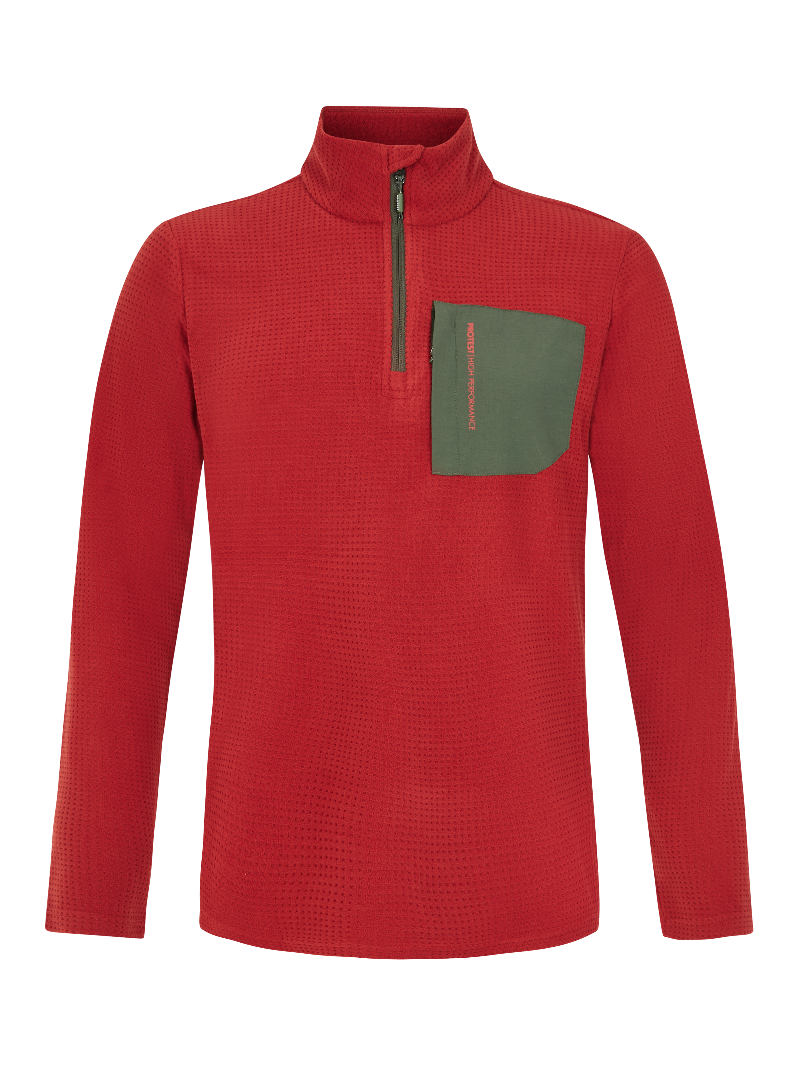 Protest Prtcare Polaire Homme - Rouge