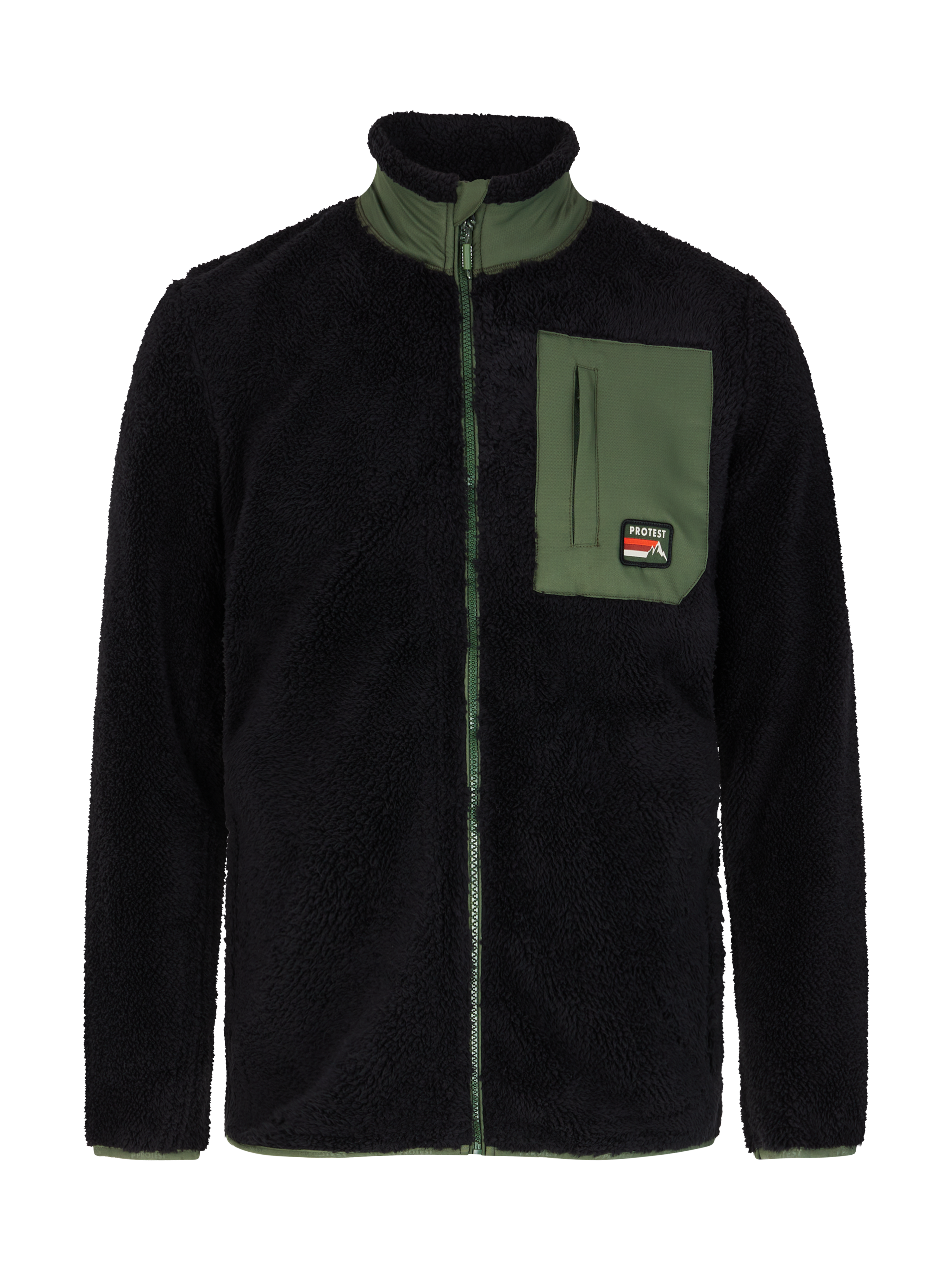Protest Prtload Teddy Fleece Vest Heren - Zwart