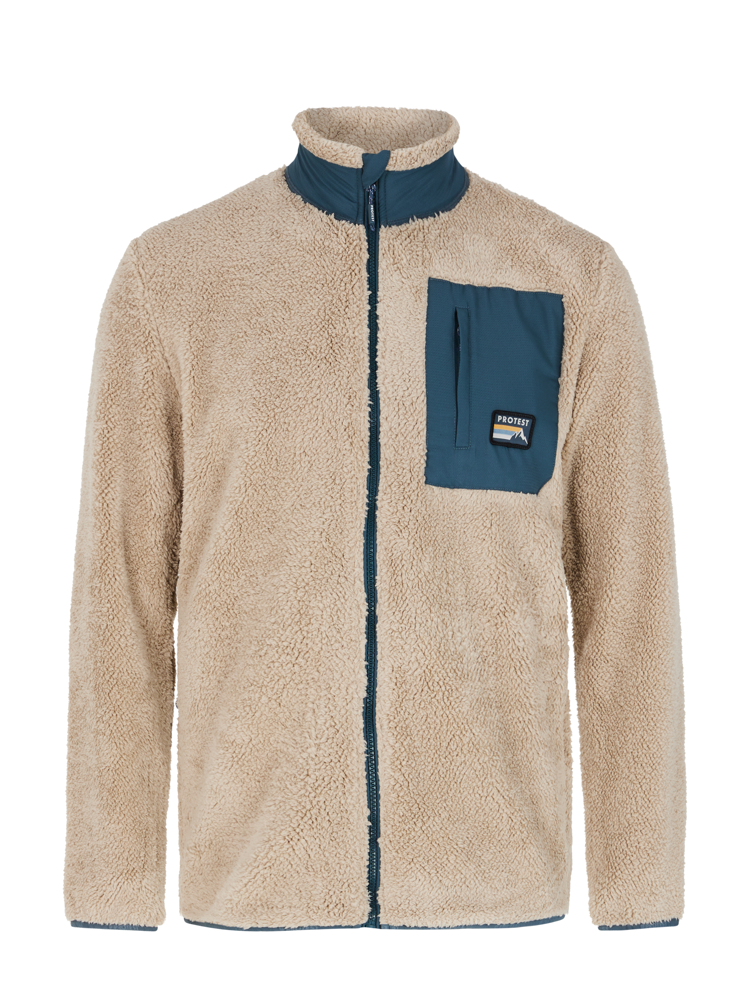 Protest Prtload Teddy Fleece Vest Heren - Bruin