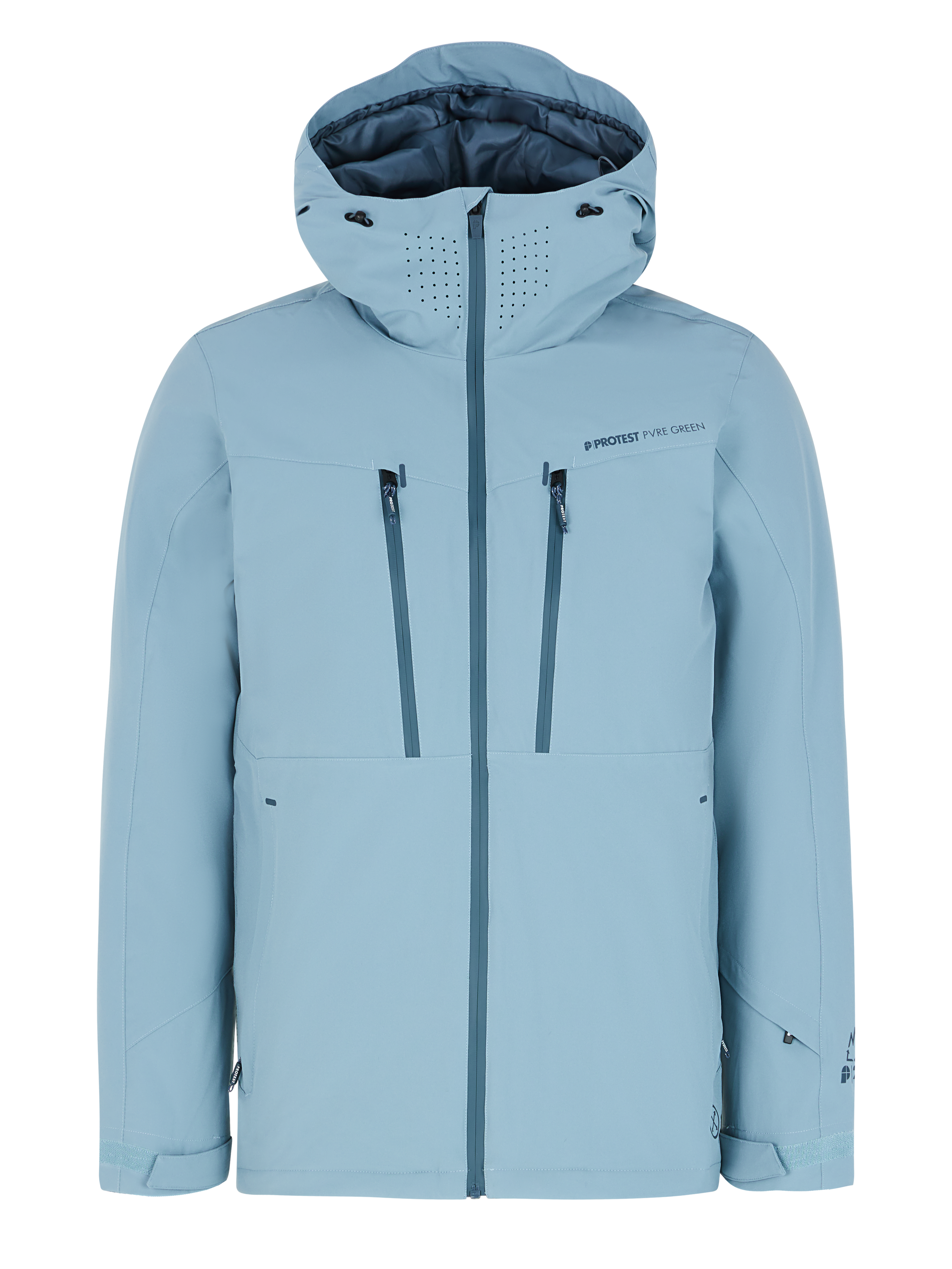 Protest Prttimothy Veste De Ski Homme - Bleu