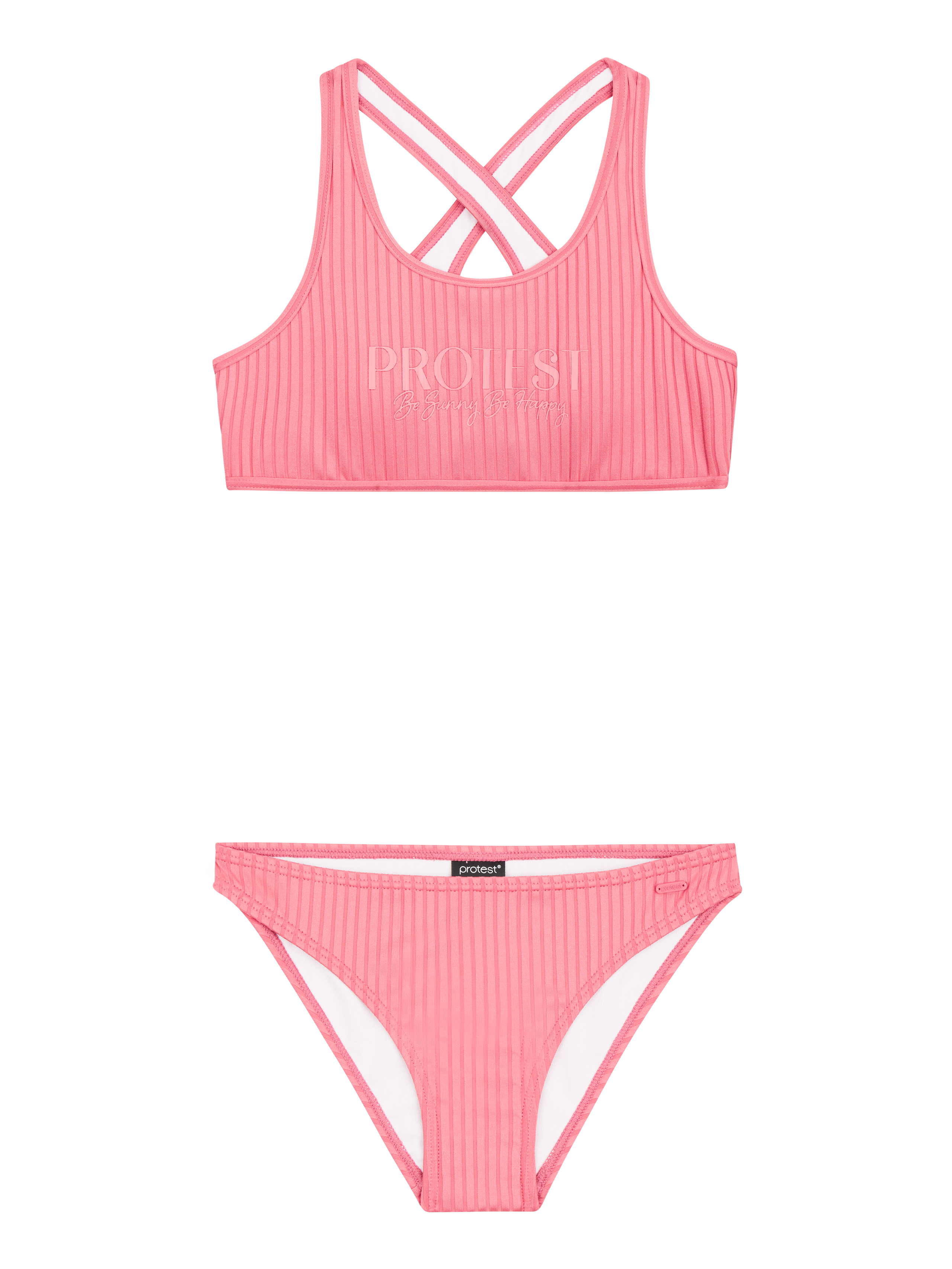 Protest Prtmoon Jr Maillot De Bain Bralette Fille - Rose