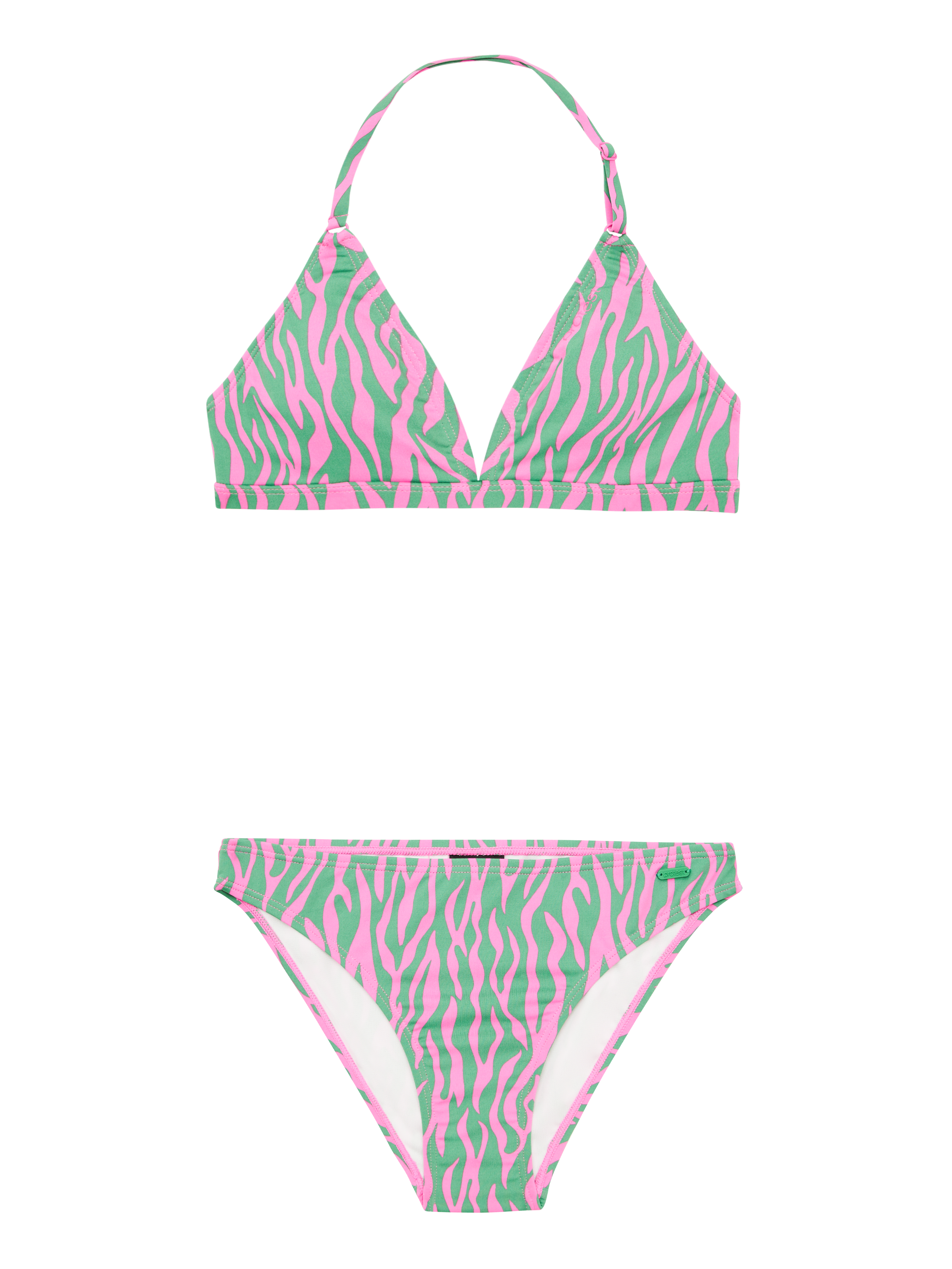 Protest Prtaniston Jr Tiger-triangel-bikini-set Mädchen - Rosa