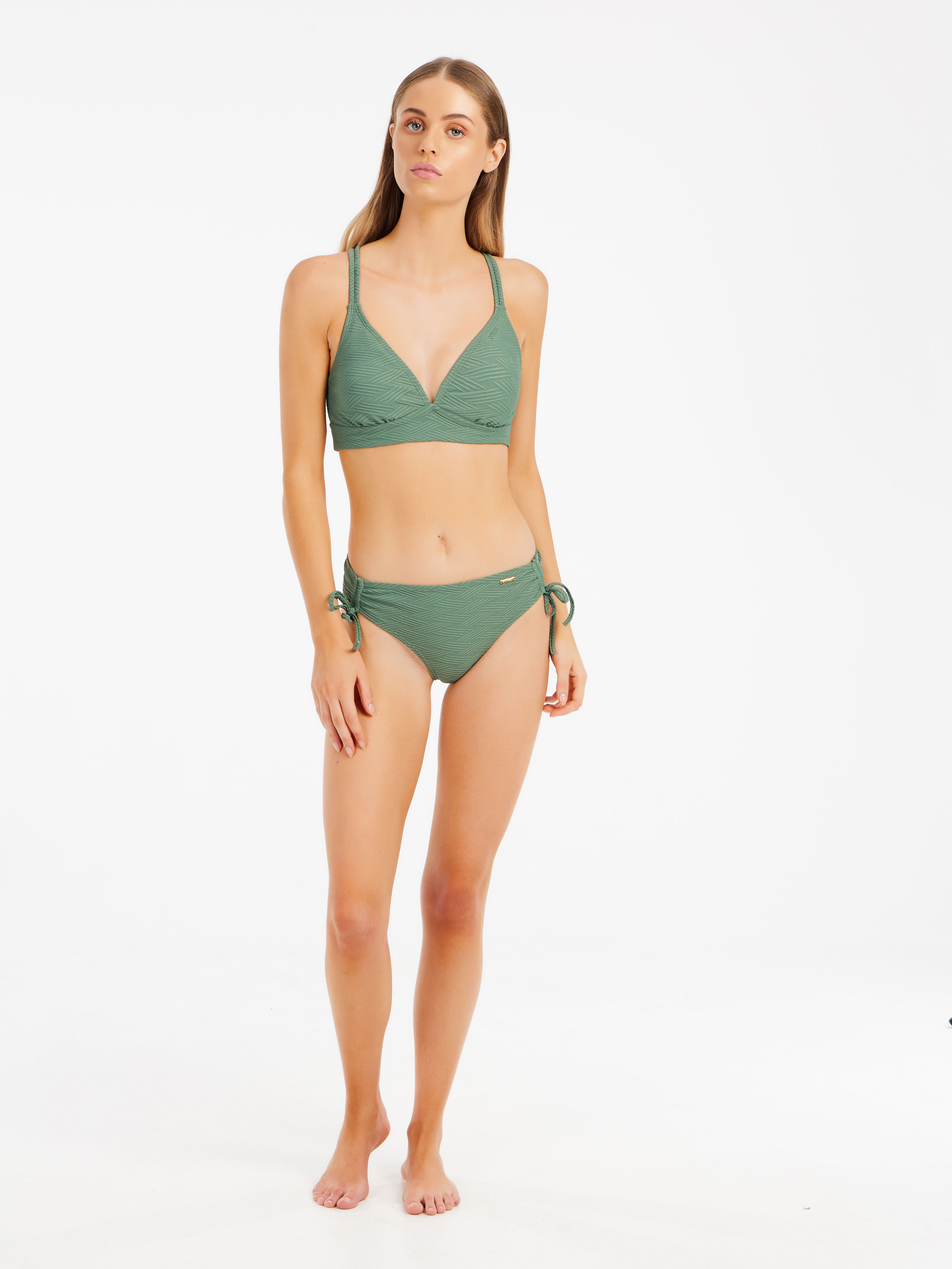【threetimes】25ss Yogurt bikini top Sungazers - Reversible Triangle Bikini Top for Women | Billabong