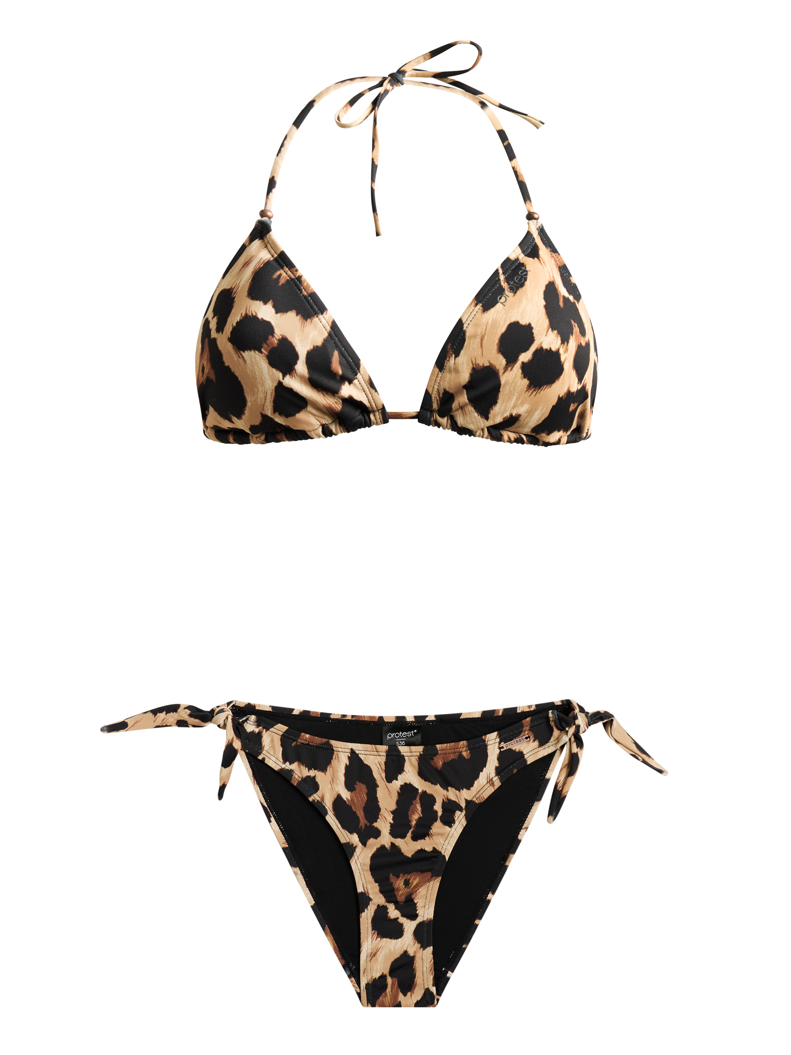 Protest Prtfolta Maillot De Bain Triangle Femme - Marron