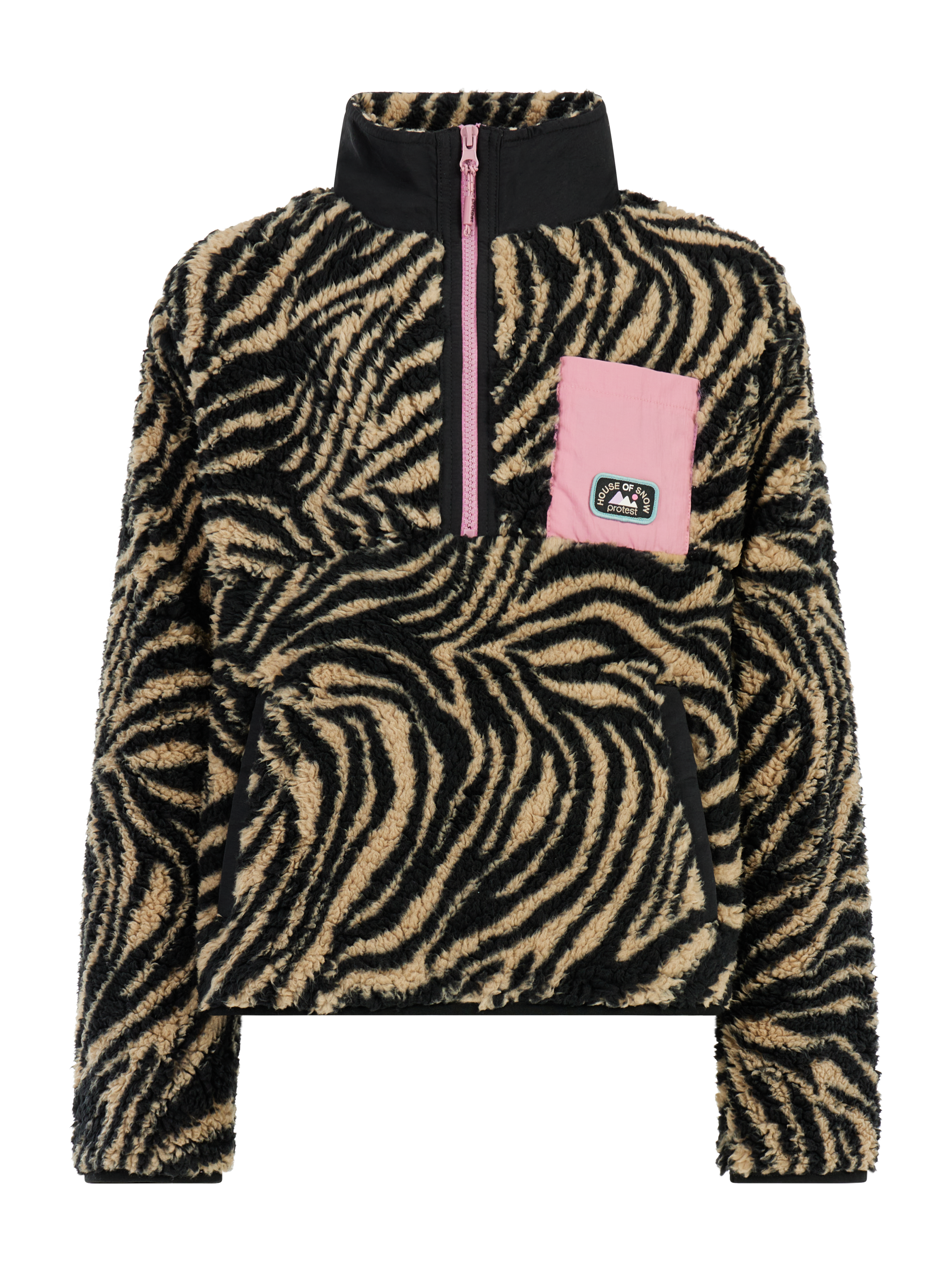 Protest Prtdenica Jr Fleece Girls - Brown