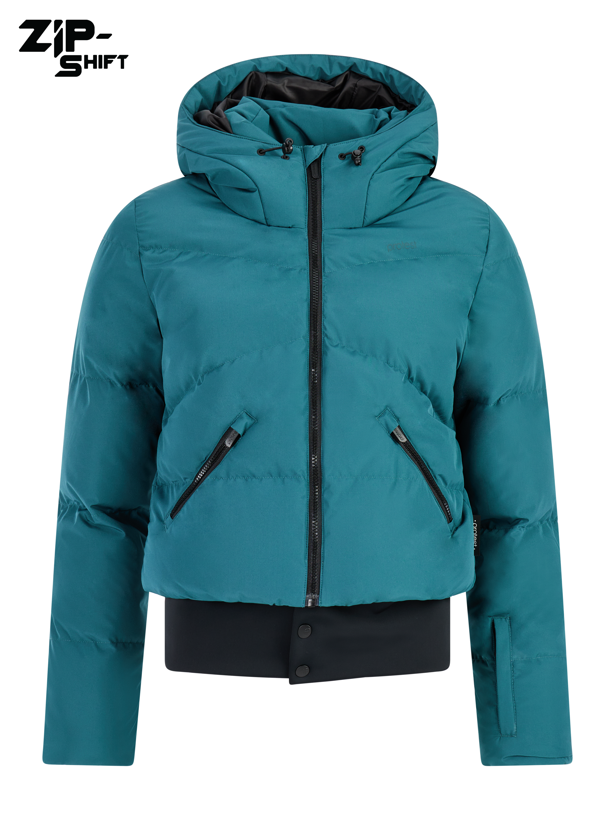Protest Prtpreppy Skijacke Zip-shift Damen - Blau