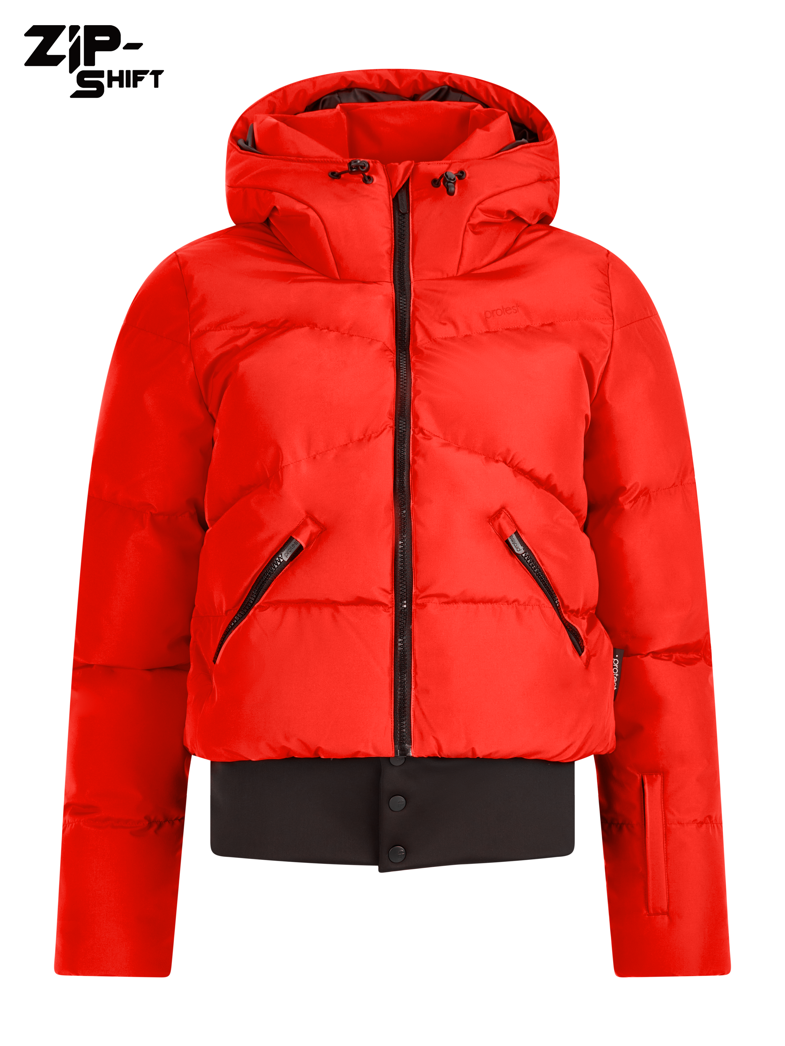 Protest Prtpreppy Ski Jacket Zip-shift Women - Red