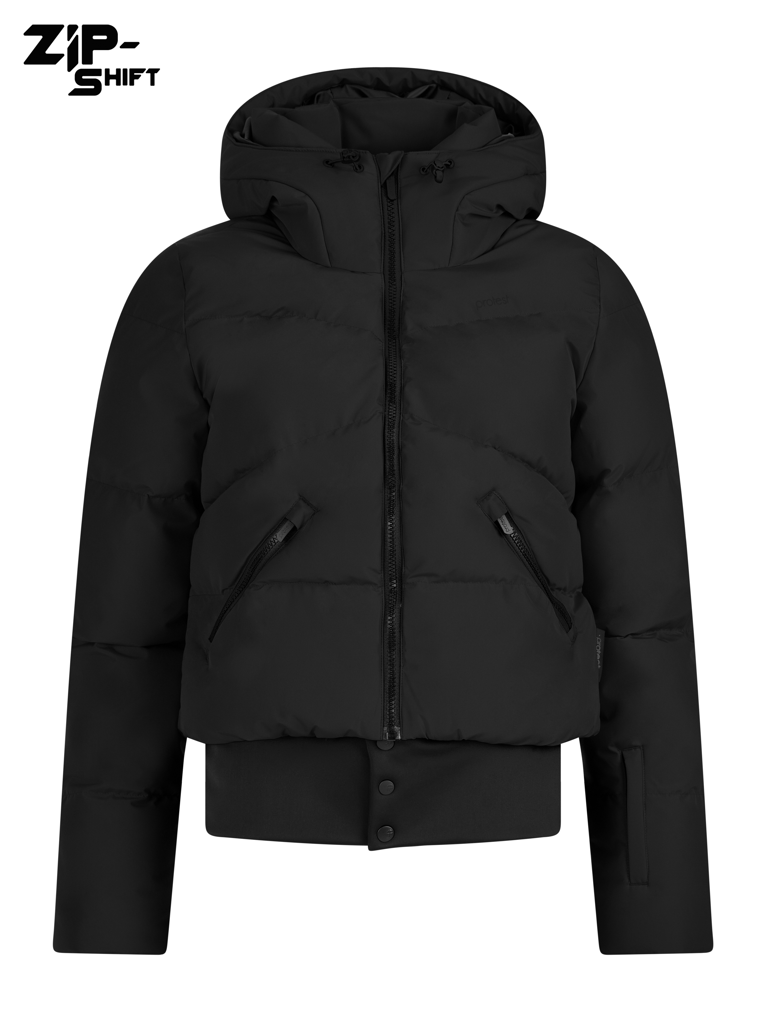 Protest Prtpreppy Ski Jacket Zip-shift Women - Black