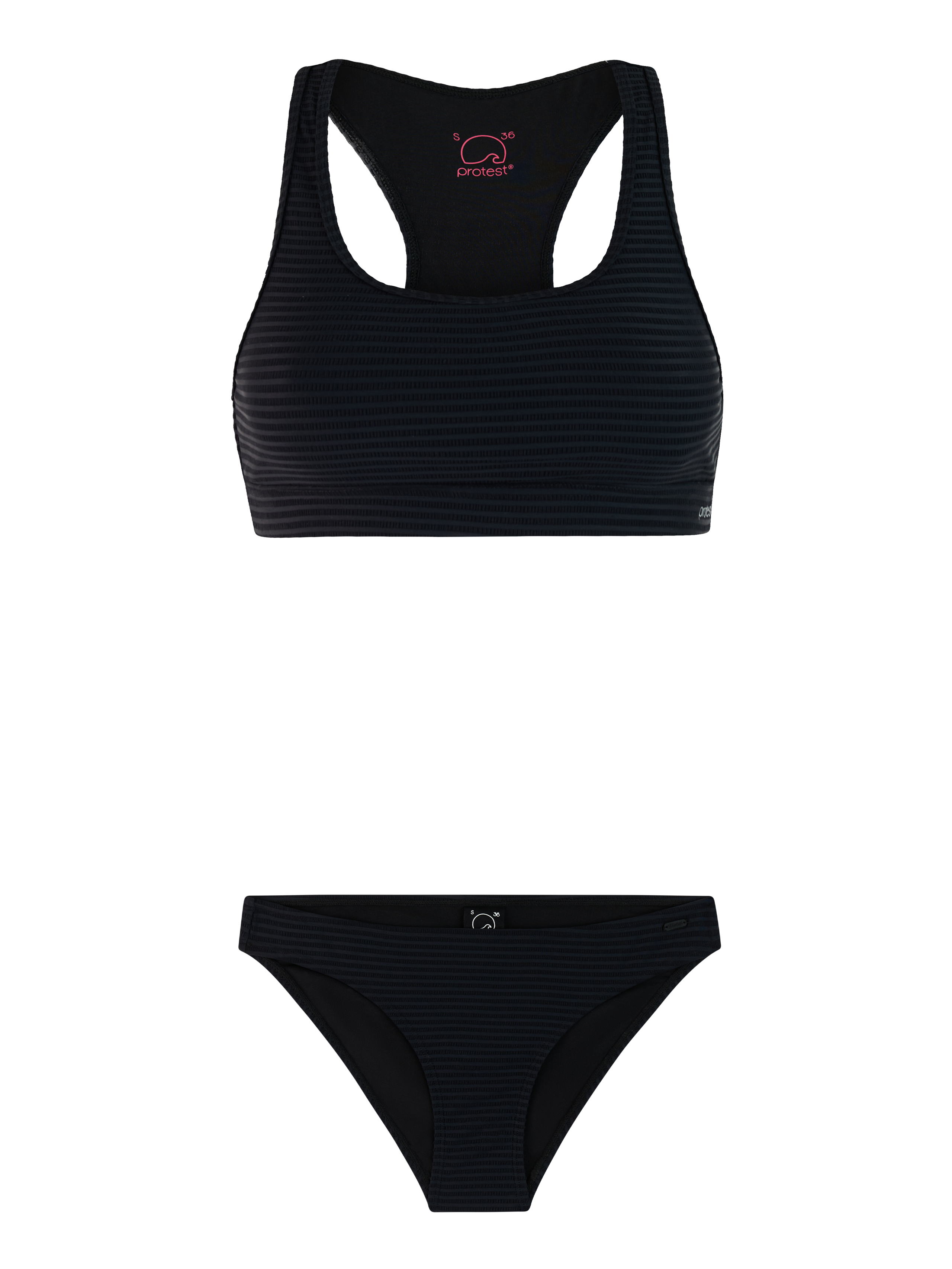 Protest Prteager 25 Surf Bikini Set Dames - Zwart