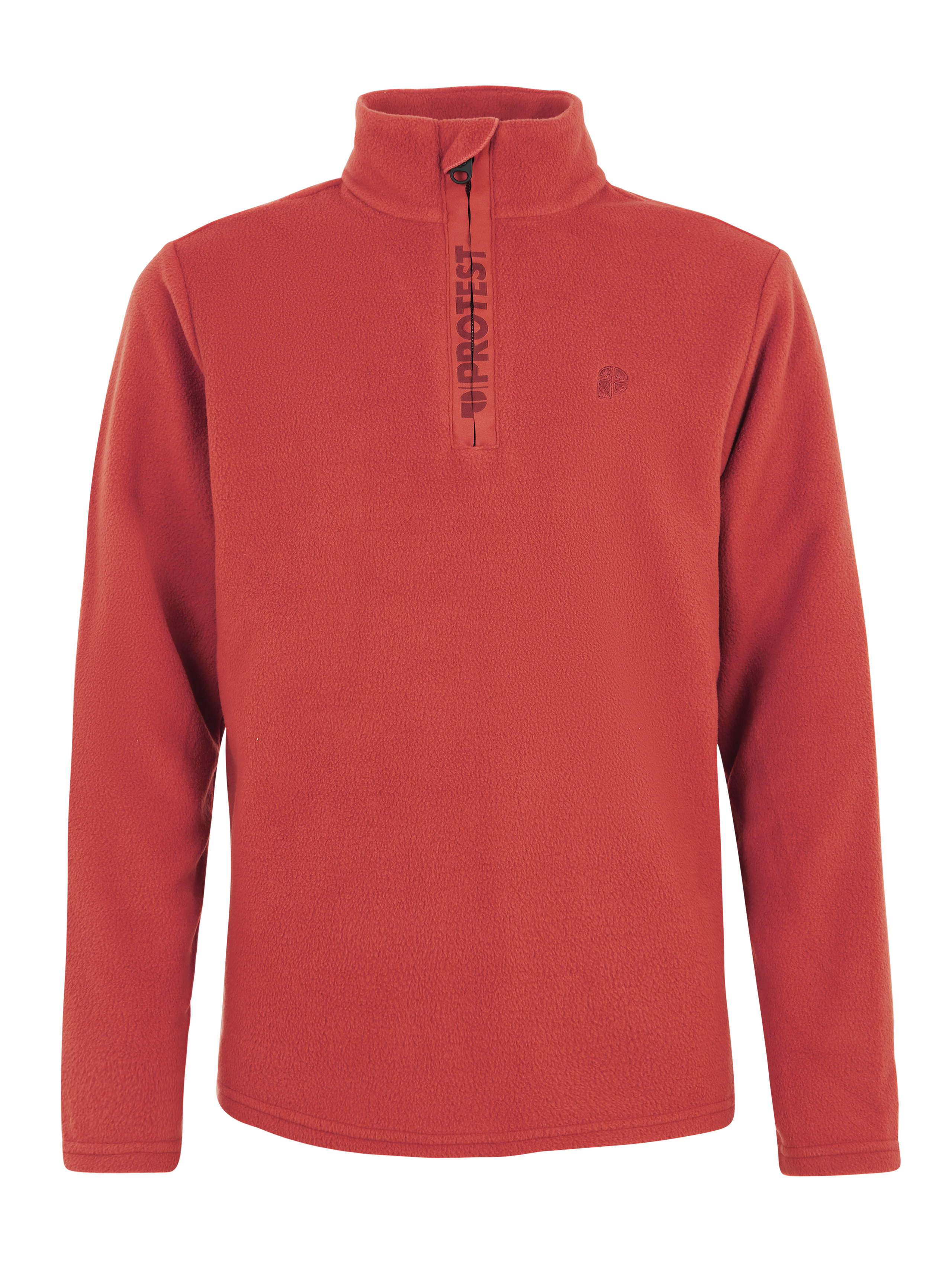 Protest Perfecty Jr Pull Polaire Garçon - Rouge