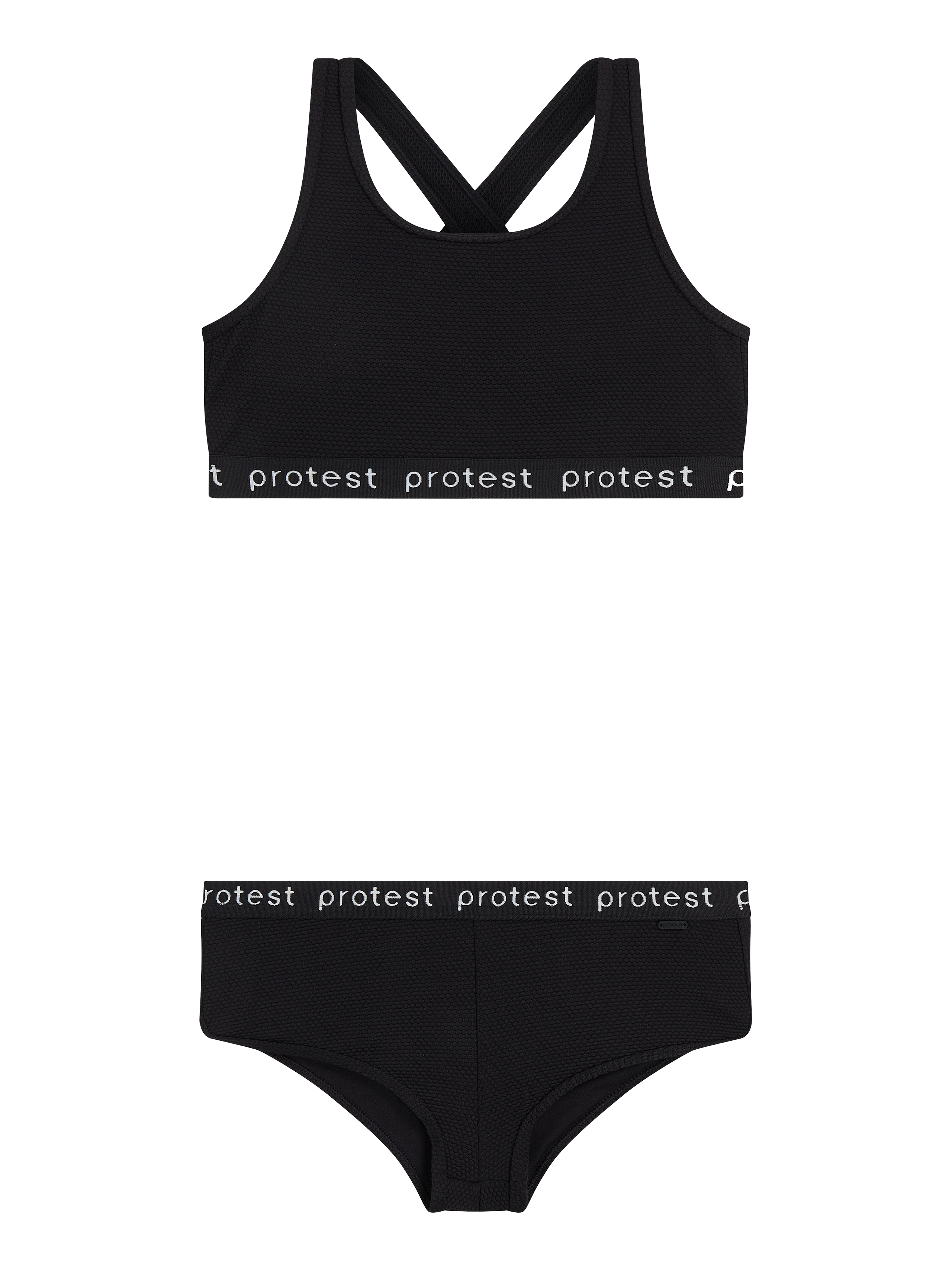 Protest Prtbeau Jr Bralette Bikini Meisjes - Zwart