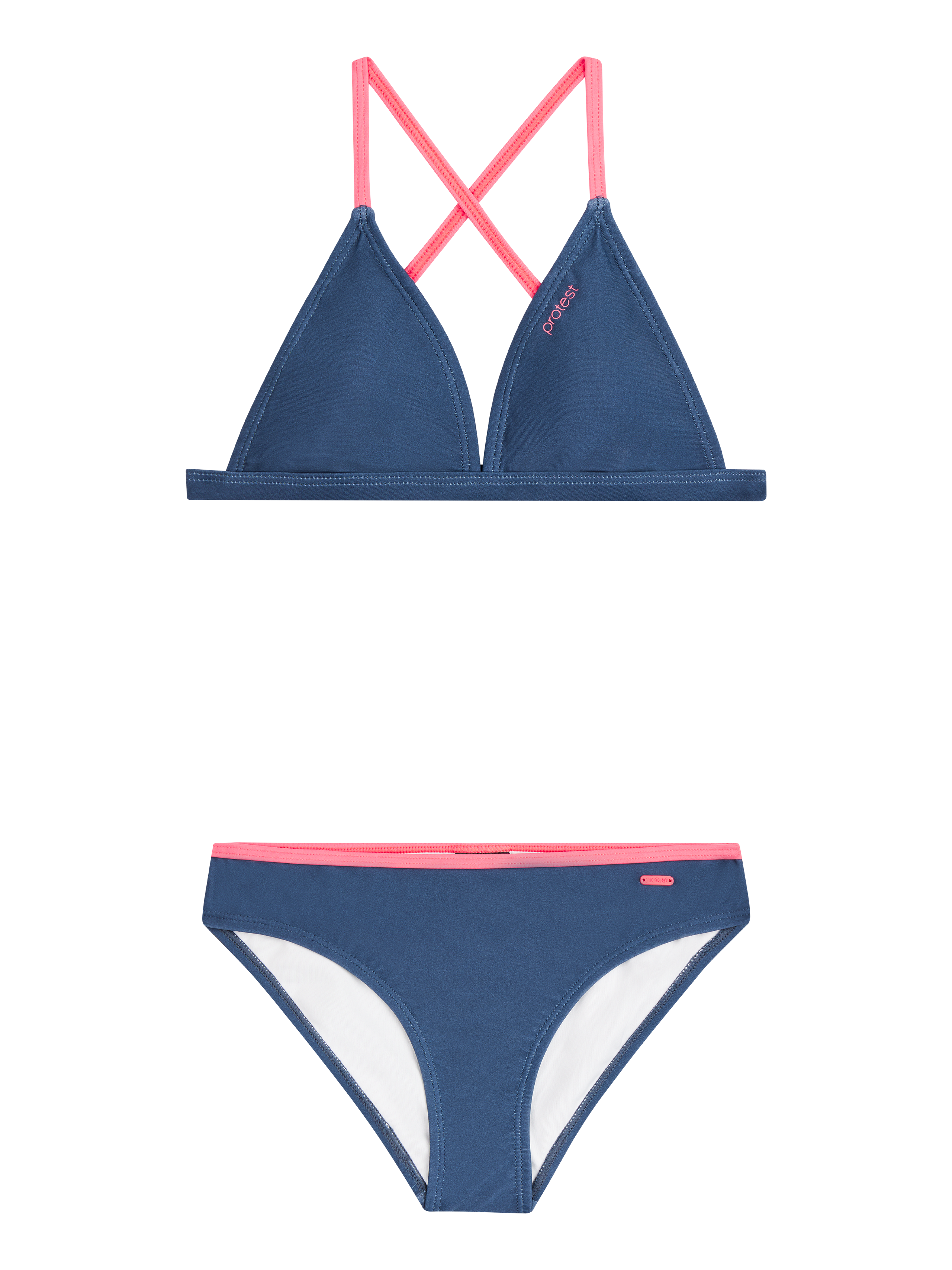 Protest Prtjula Jr Maillot De Bain Triangle Fille - Bleu