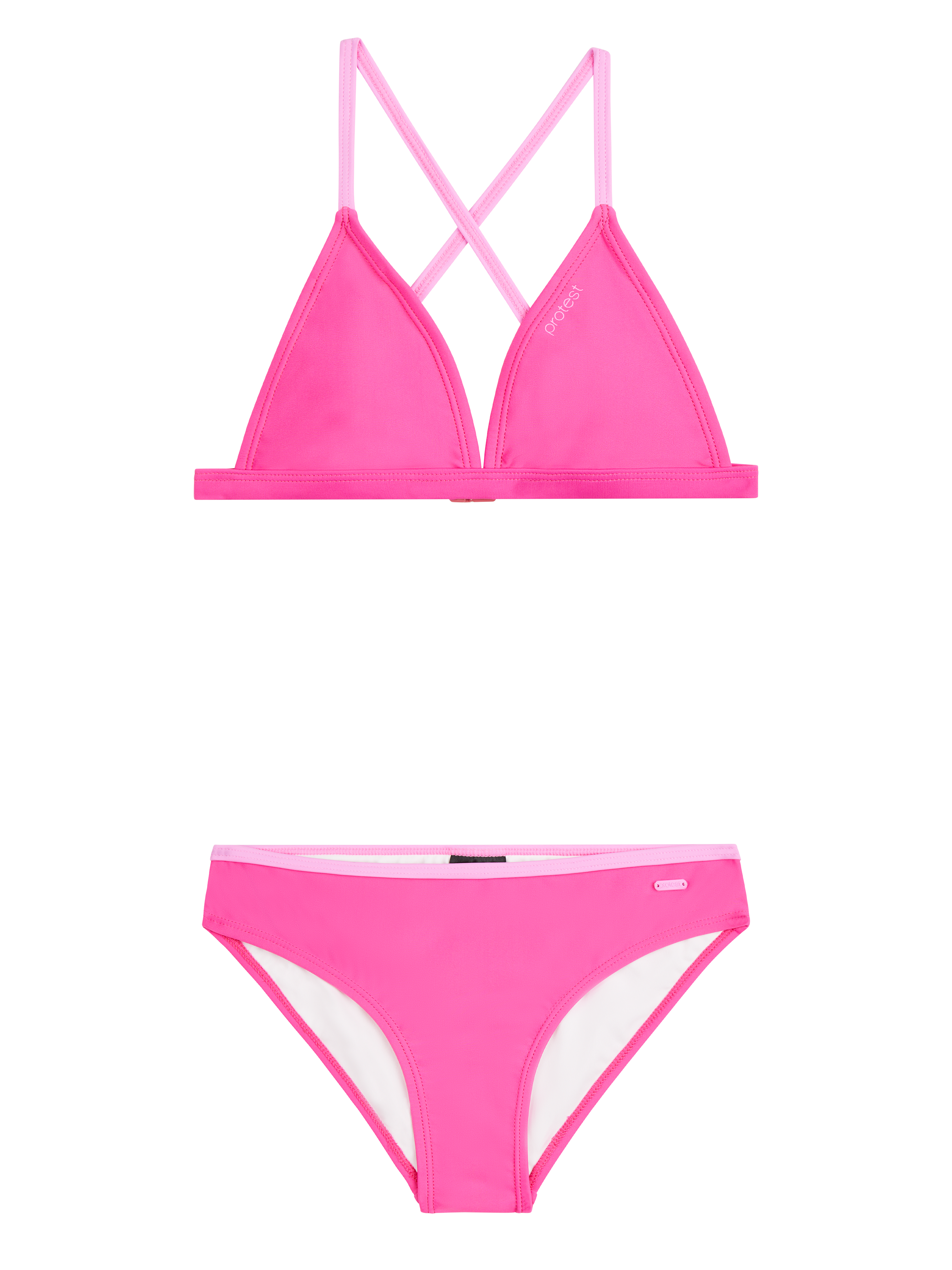 Protest Prtjula Jr Maillot De Bain Triangle Fille - Rose