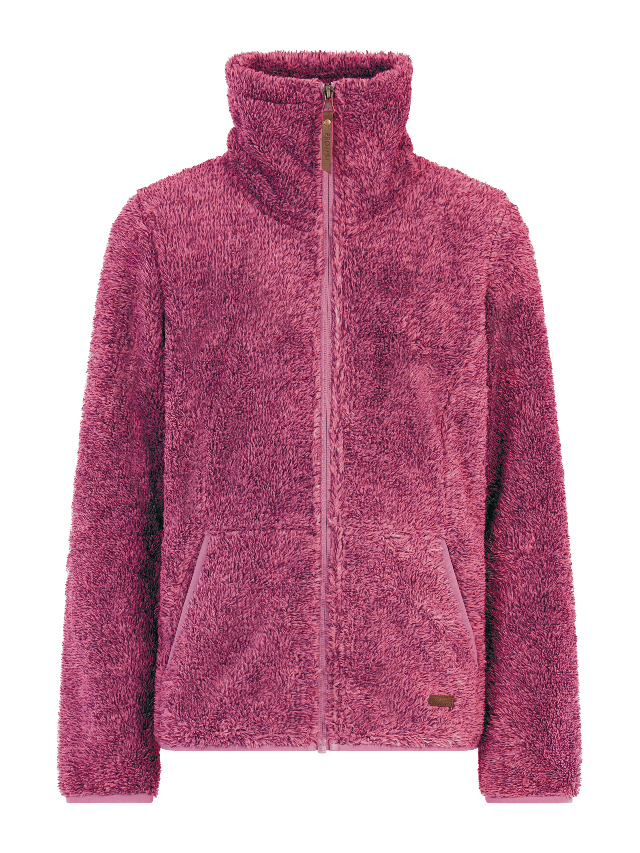 Protest Riri Jr Fleece Zip Up Girls - Pink