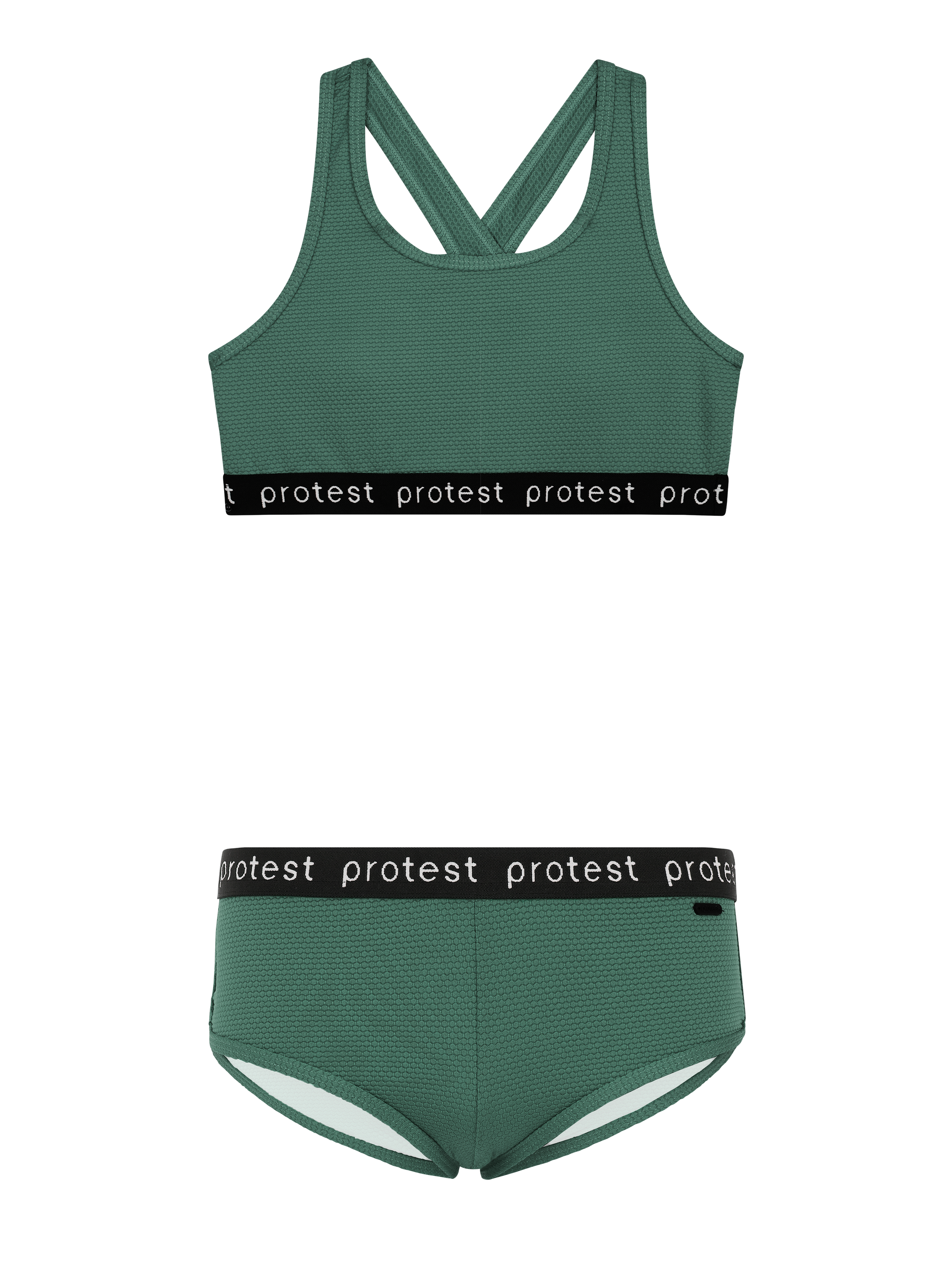 Protest Prtbeau Jr Bralette Bikini Girls - Green