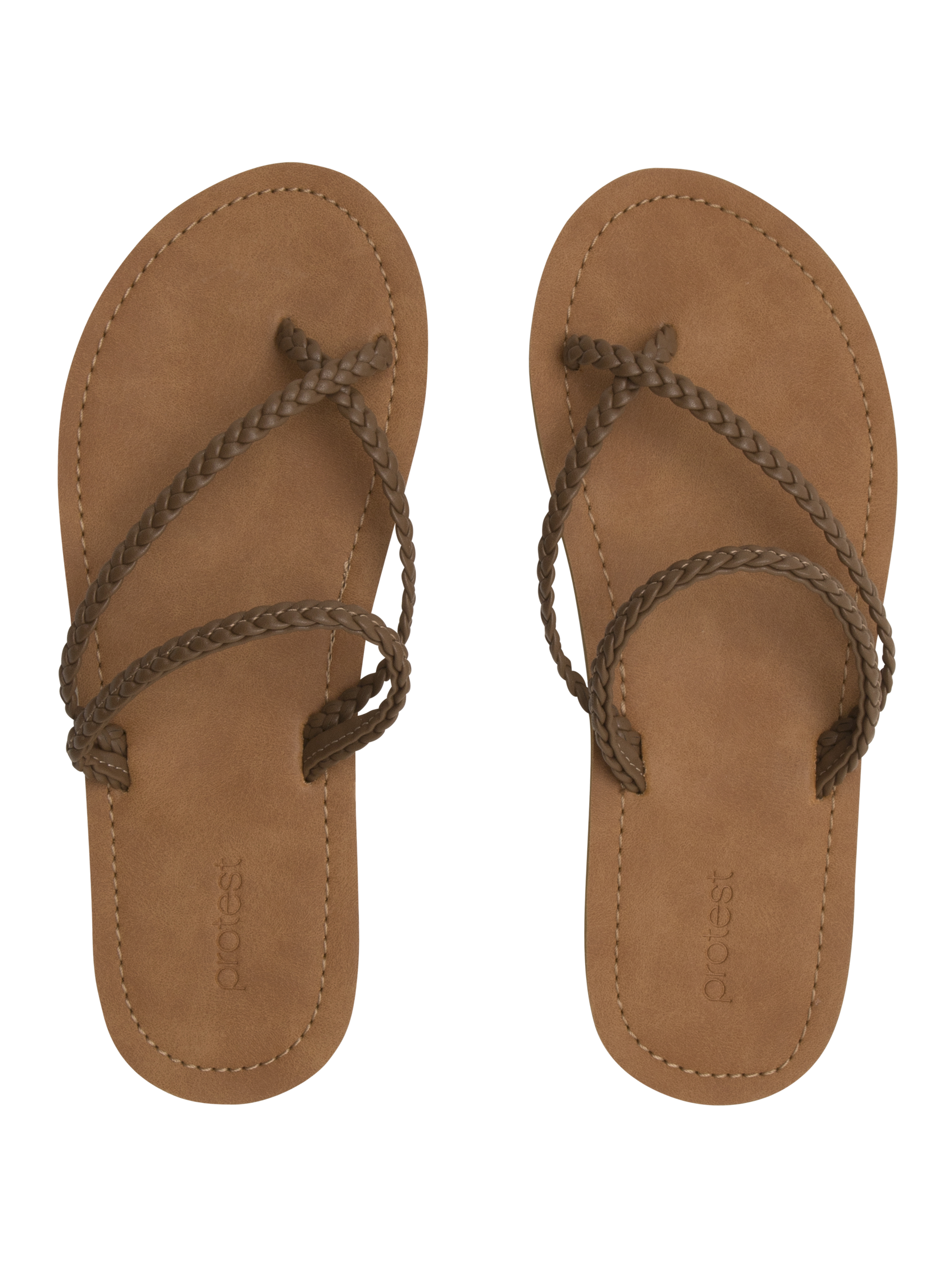 Protest Prthumble Slippers Dames - Bruin