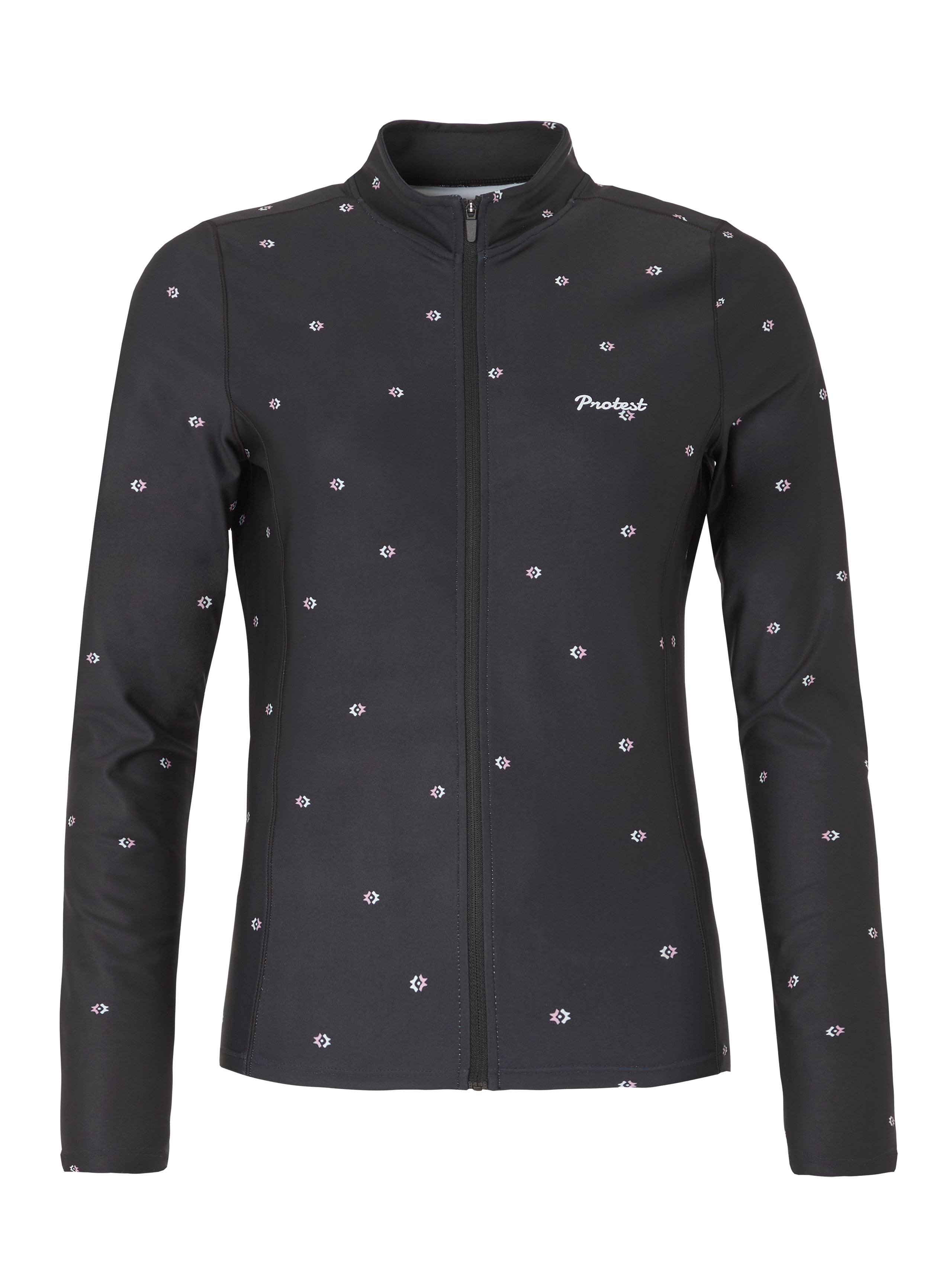 Protest Prtpeanuts Fahrradtrikot Langarm Damen - Schwarz