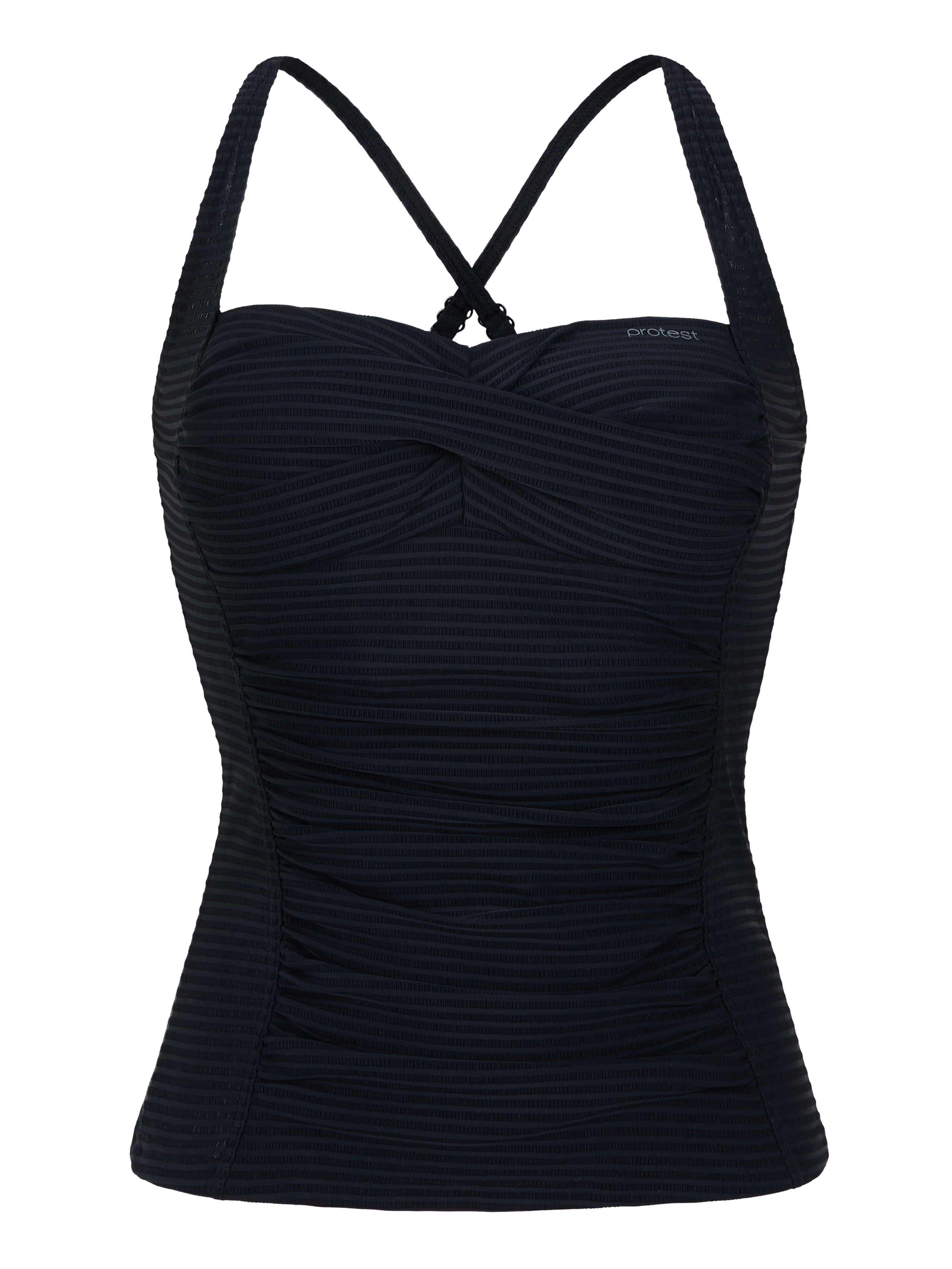 Protest Mixcamo Tankini Top Dames - Zwart