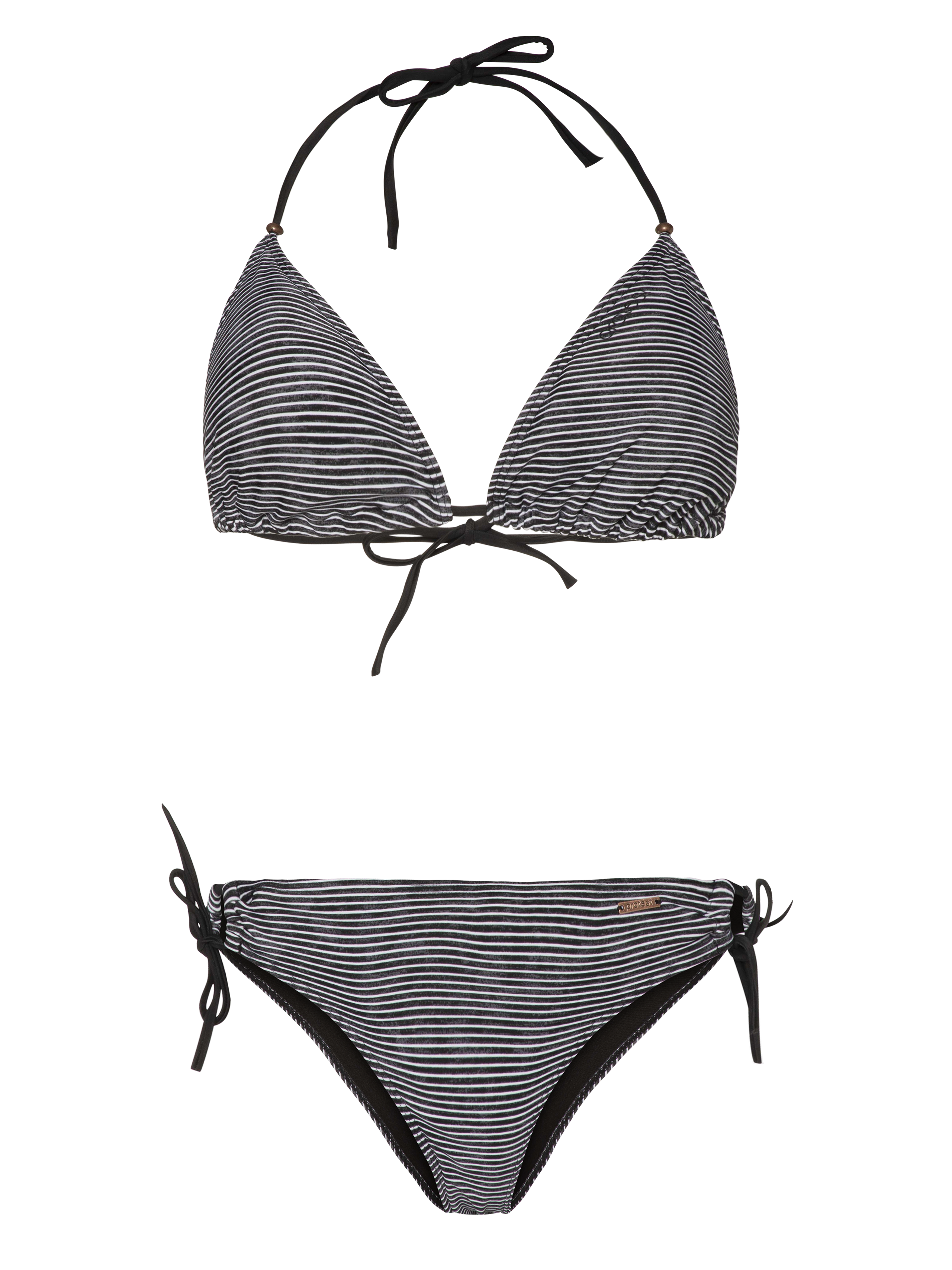 Protest Prtmystical Gestreepte Triangel Bikini Dames - Wit