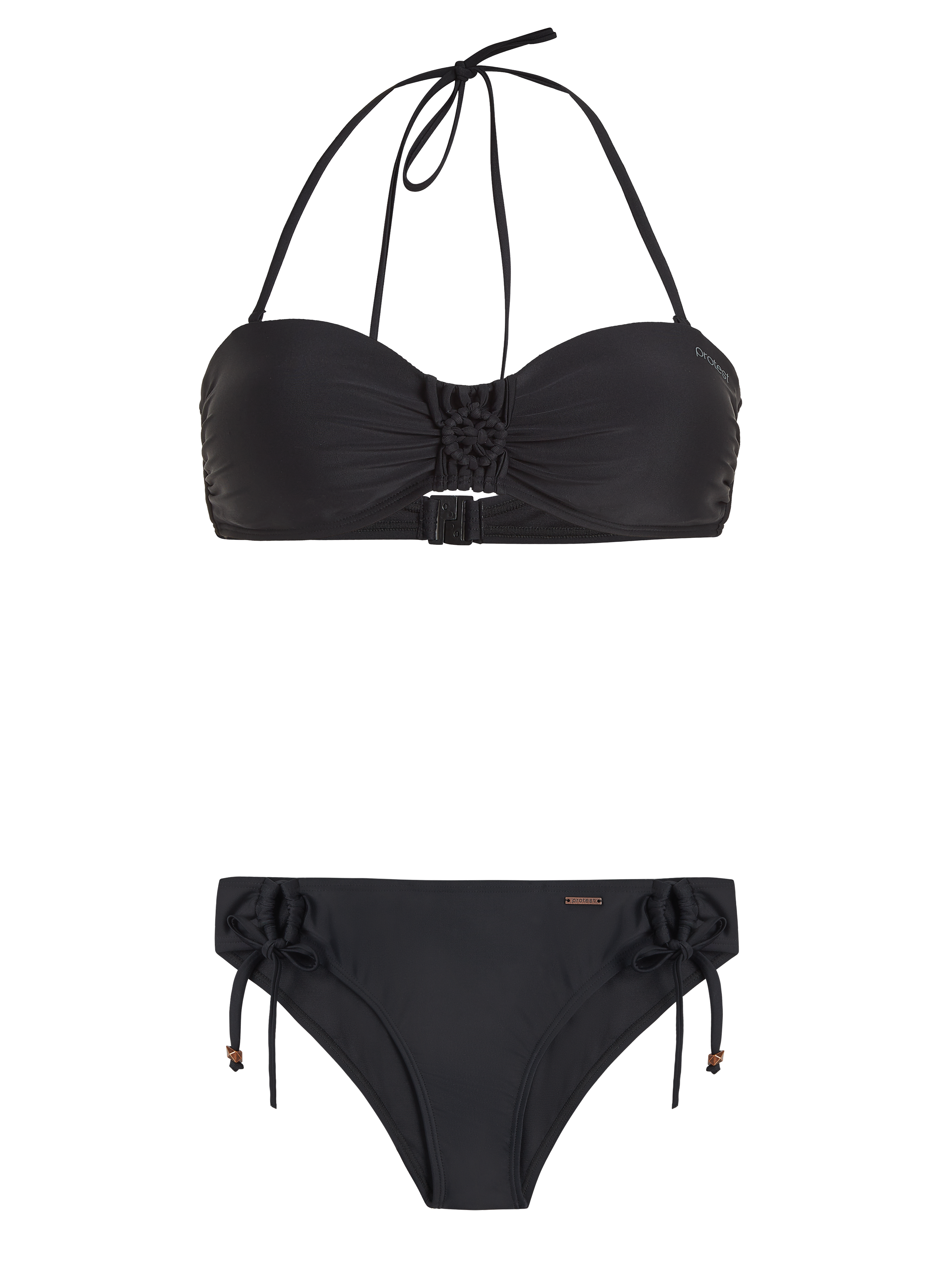 Protest Prtsoleman Bandeau-bikini Damen - Schwarz