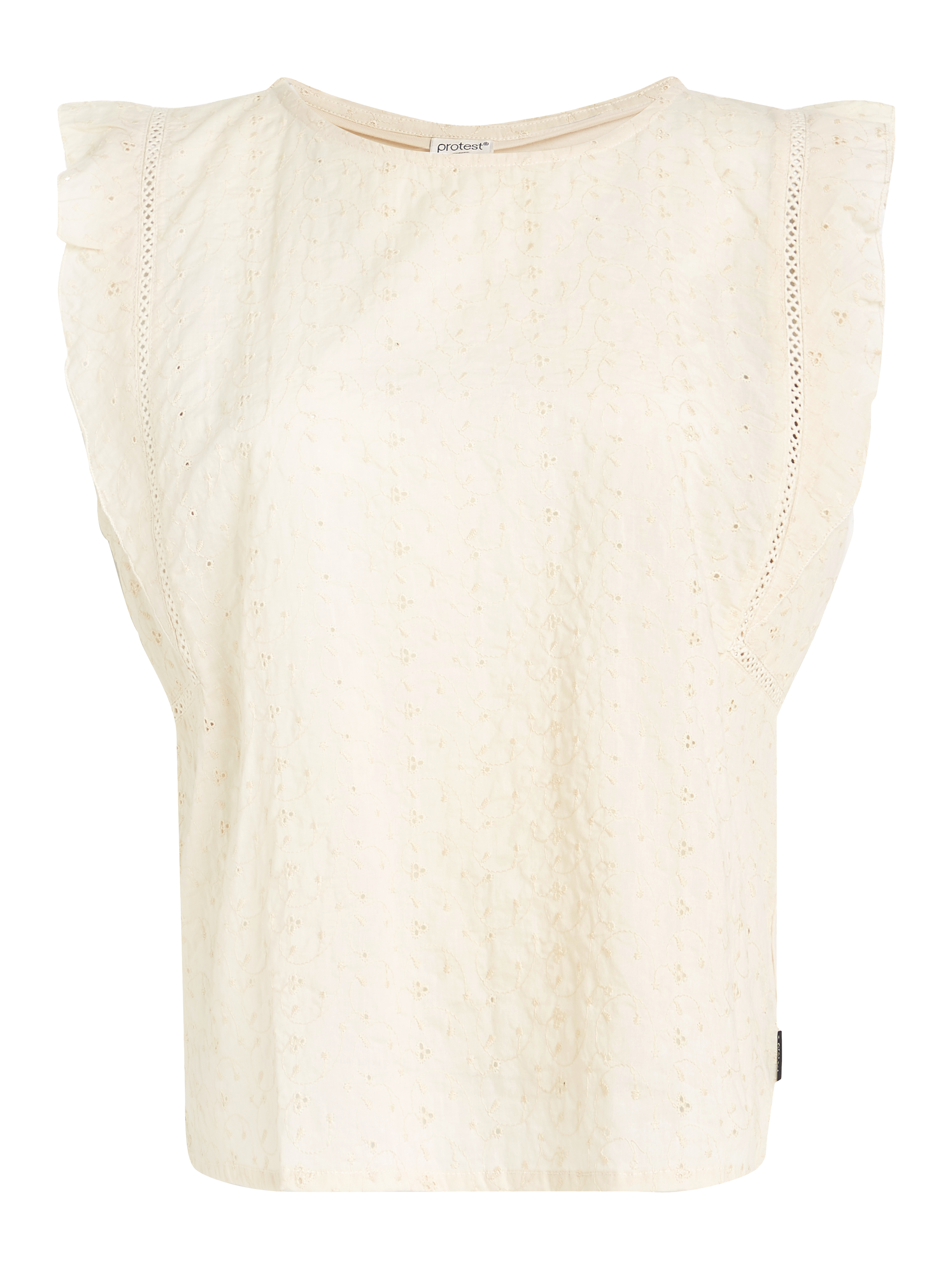 Protest Prtpyrite Zip Up Top Women - White