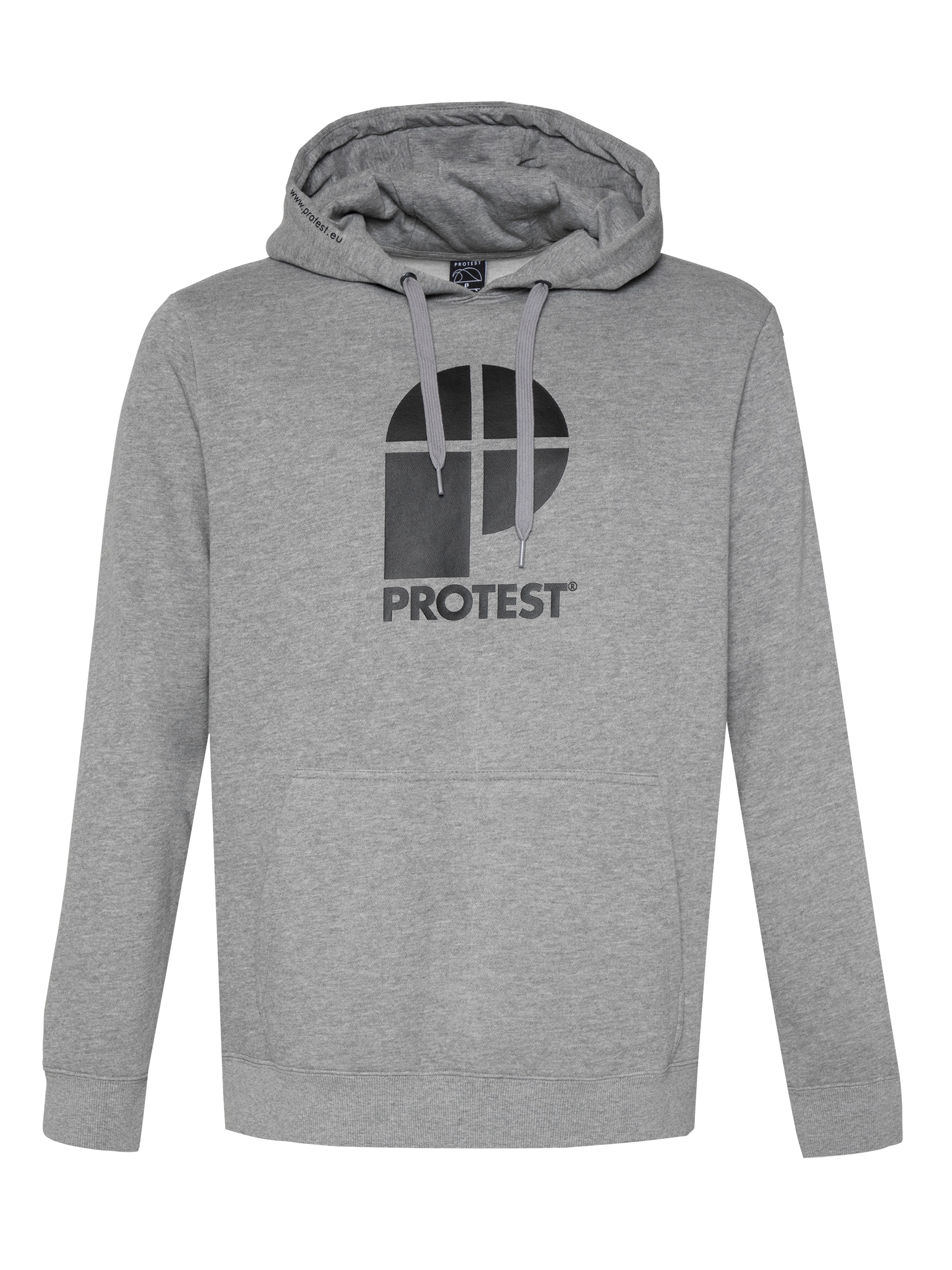 Protest Classic Logo Hoody Sweat À Capuche Homme - Gris