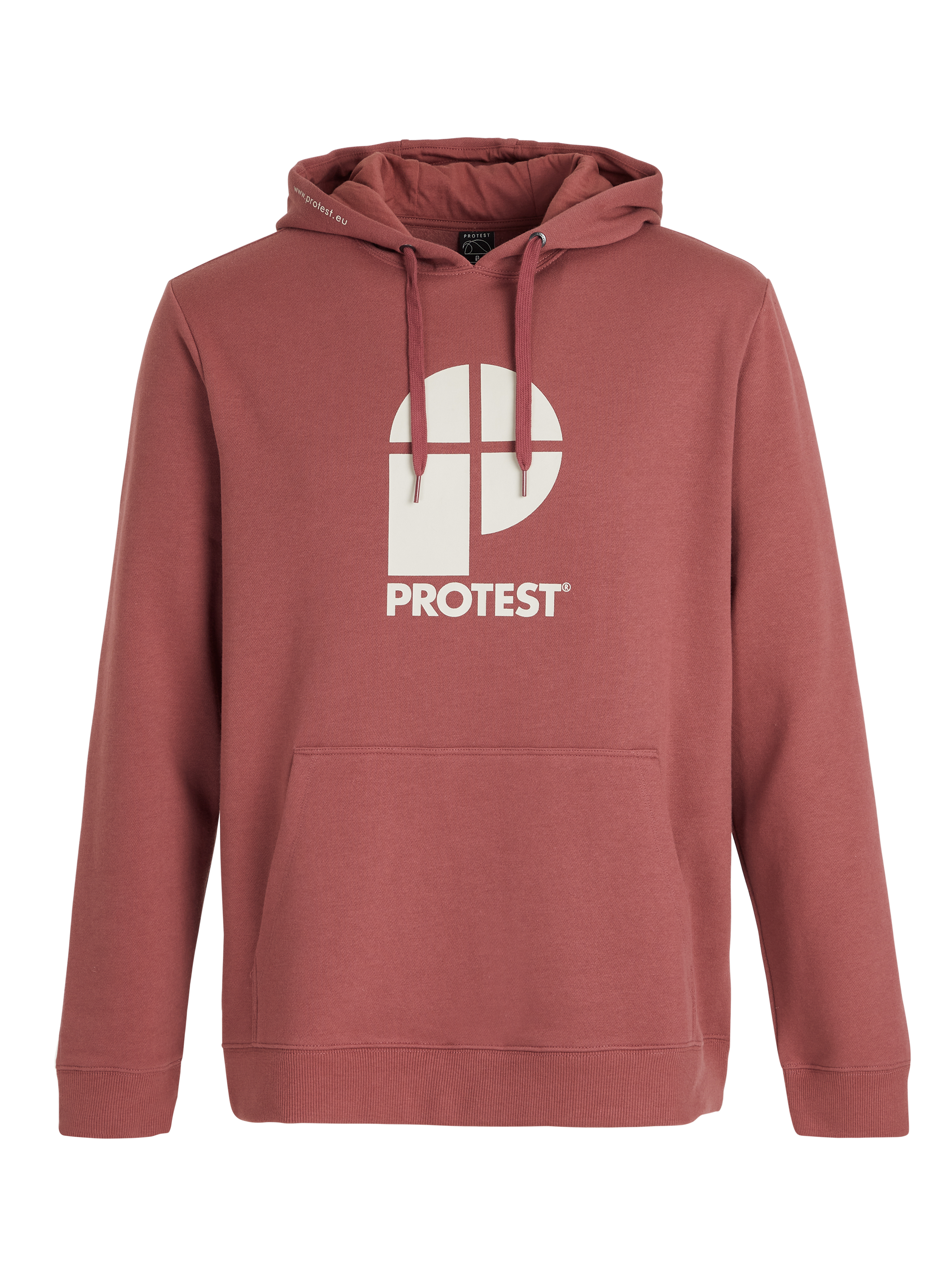 Protest Classic Logo Hoody Sweat À Capuche Homme - Rouge