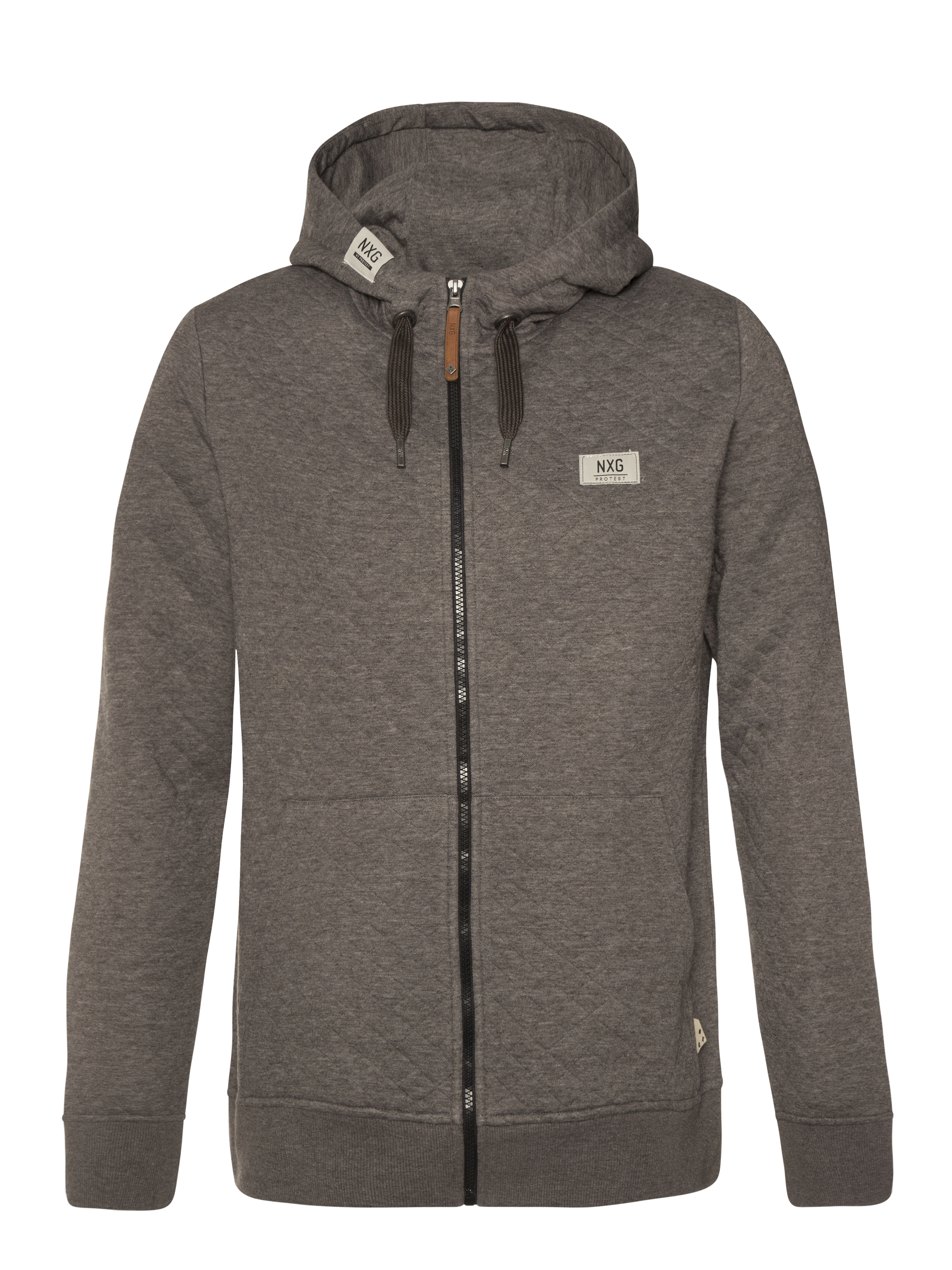Protest NXGoxfordy Hoodie Vest Heren - Grijs