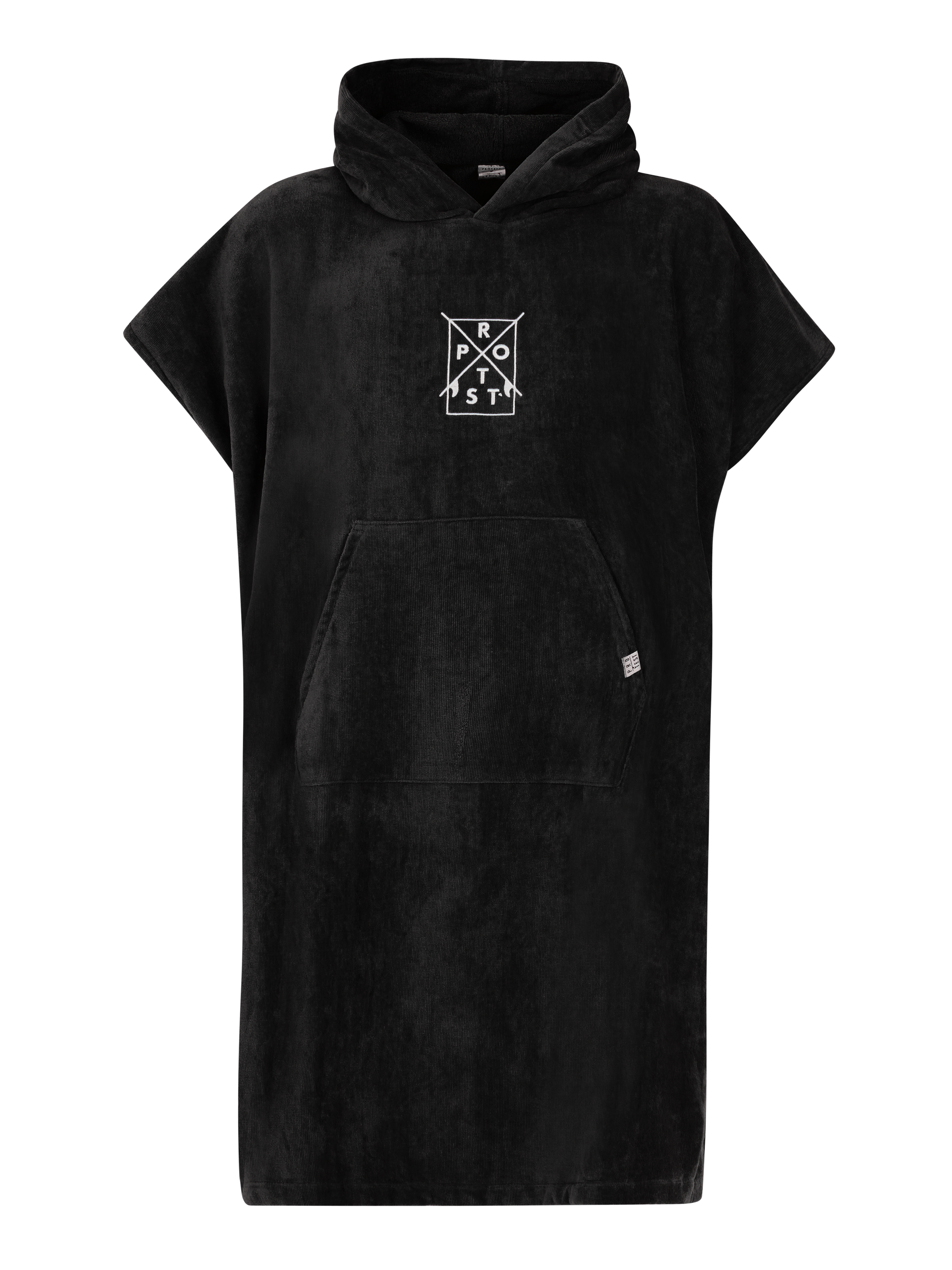 Protest Prtpurdey Towel Poncho Men - Black