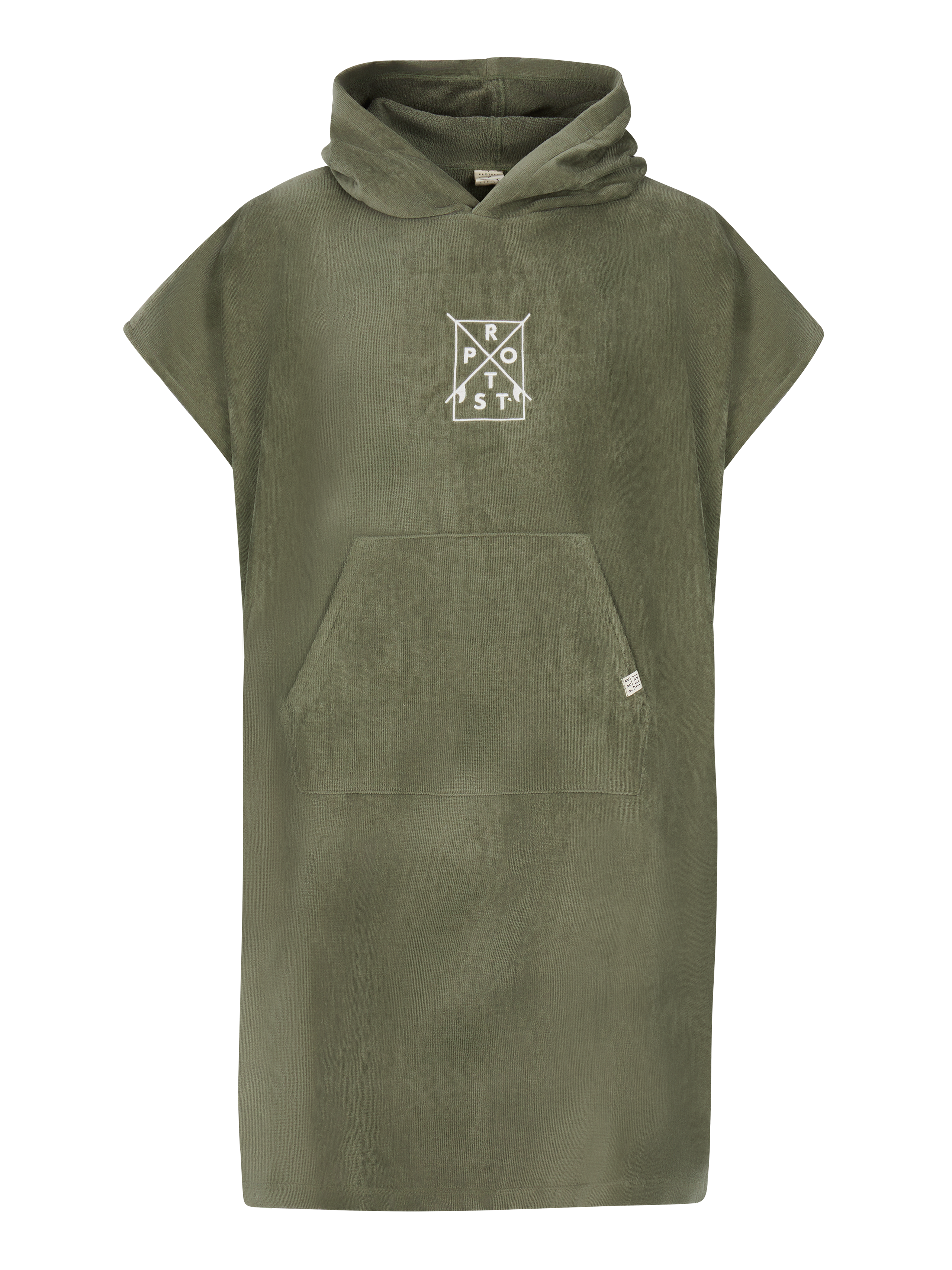 Protest Prtpurdey Poncho Surf Homme - Vert