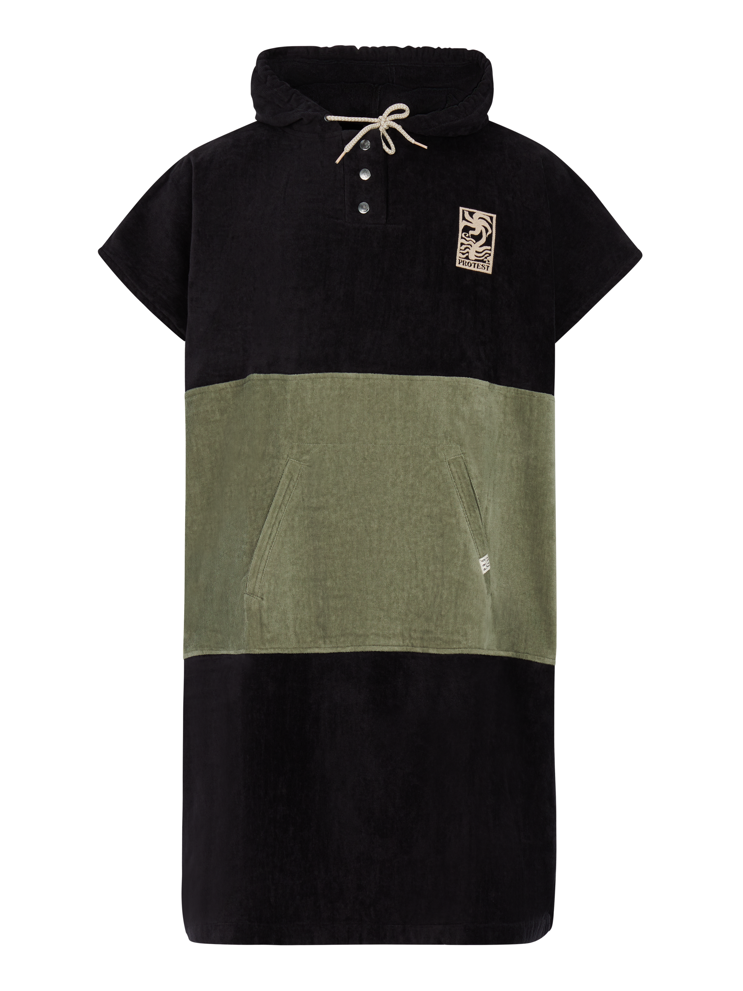 Protest Prtcella Poncho Surf Homme - Noir