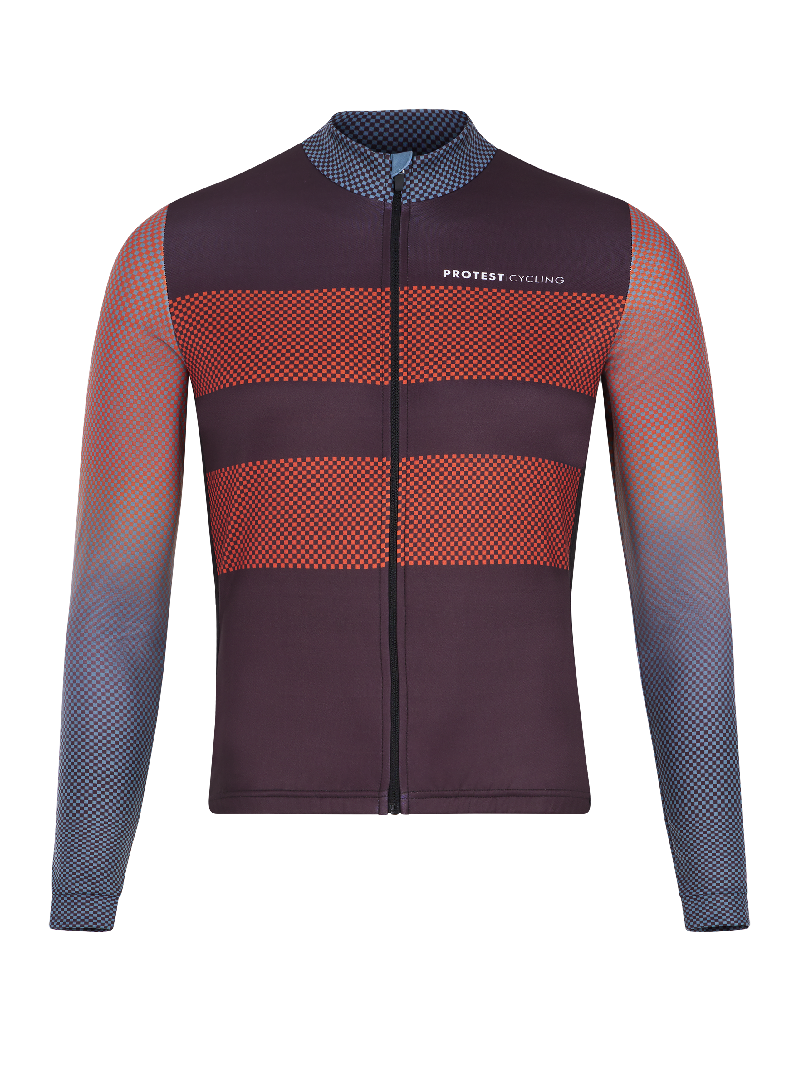 Protest Prthuldre Cycling Shirt Long Sleeve Men - Grey