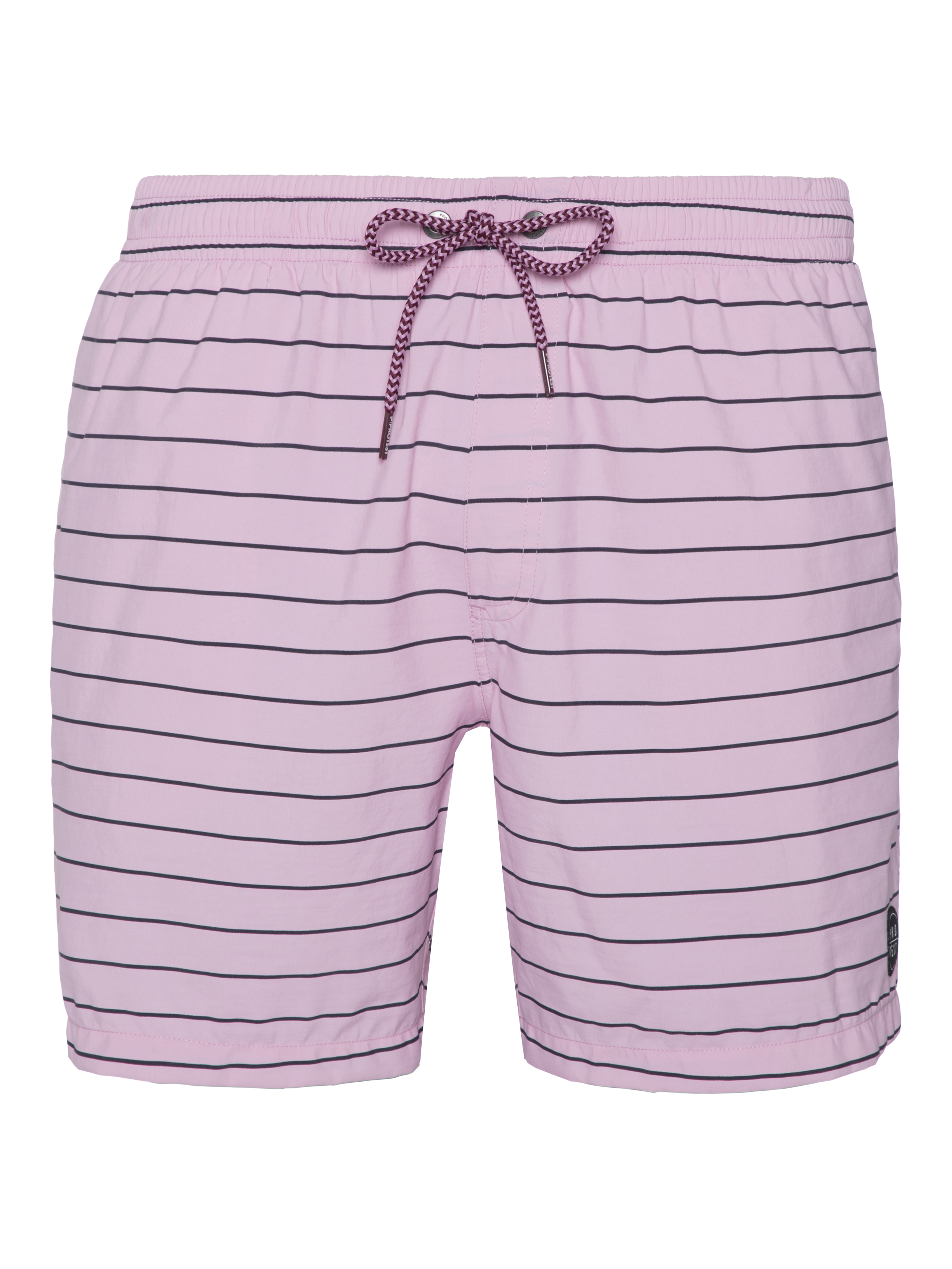 Protest Sharif Striped Short Swim Shorts Men - Pink
