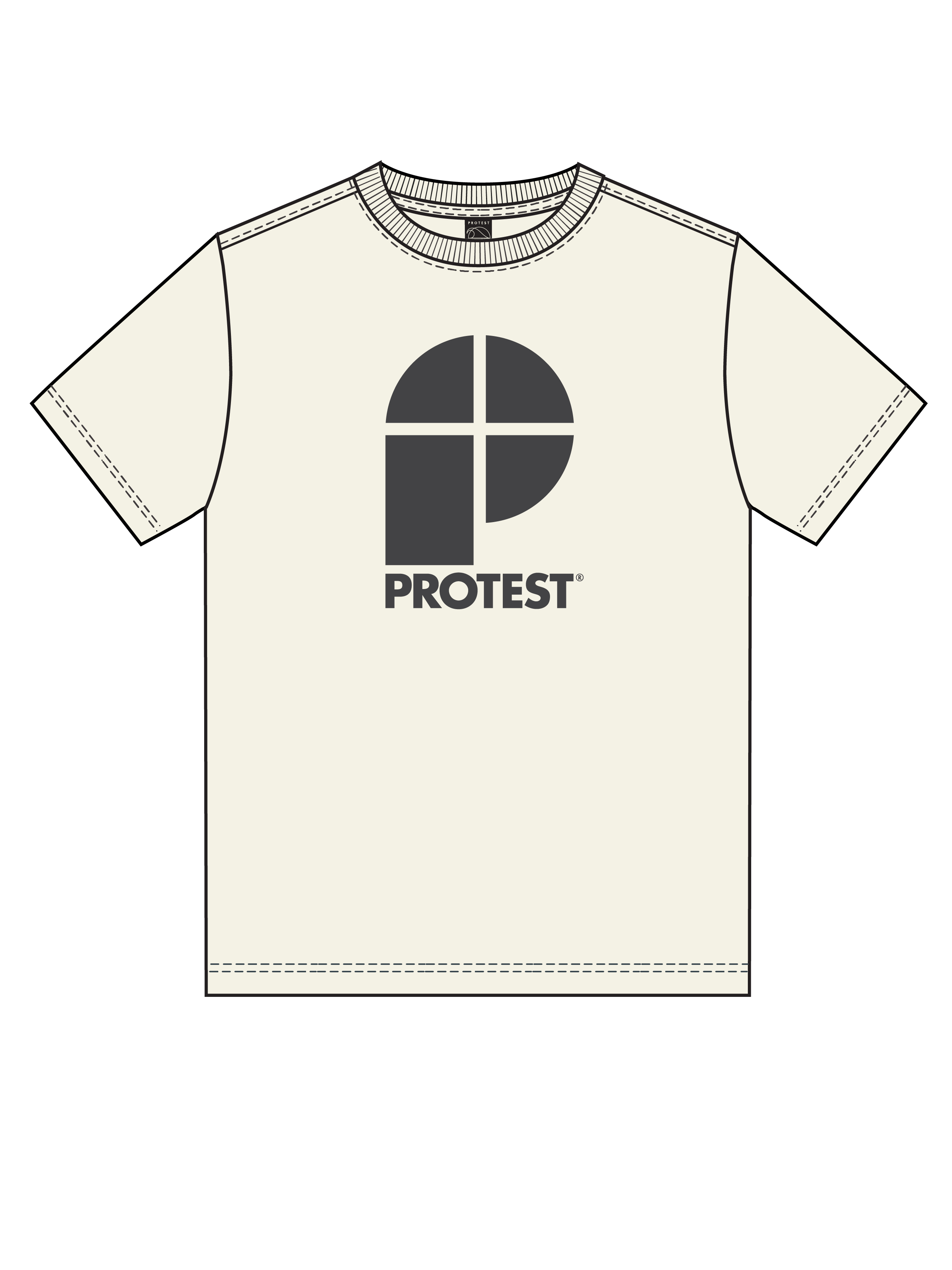 Protest CLASSIC LOGO T SHIRT Lilac PROTEST United States