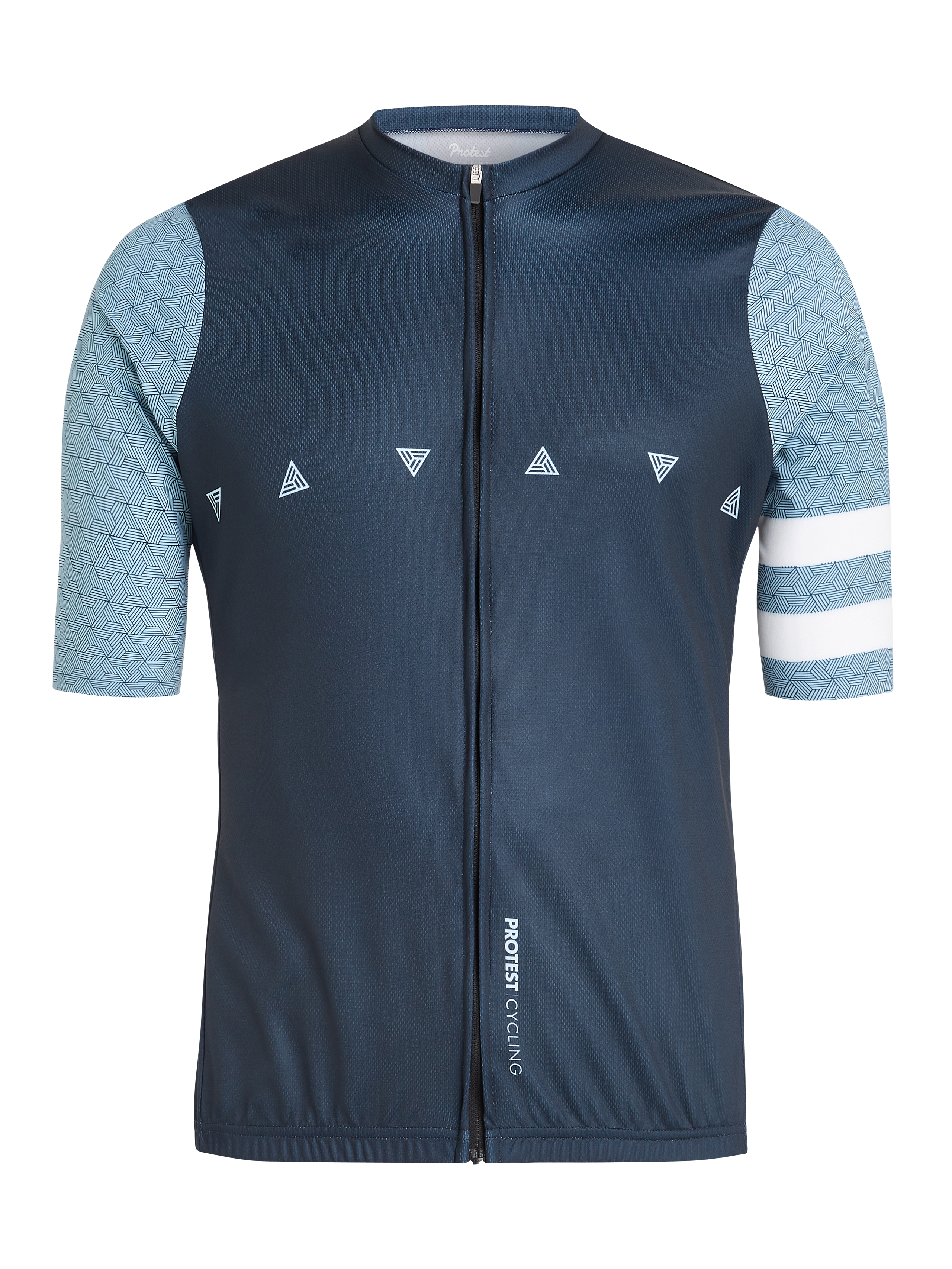 Protest Prtbartali Maillots De Cyclisme Manches Courtes Homme - Bleu