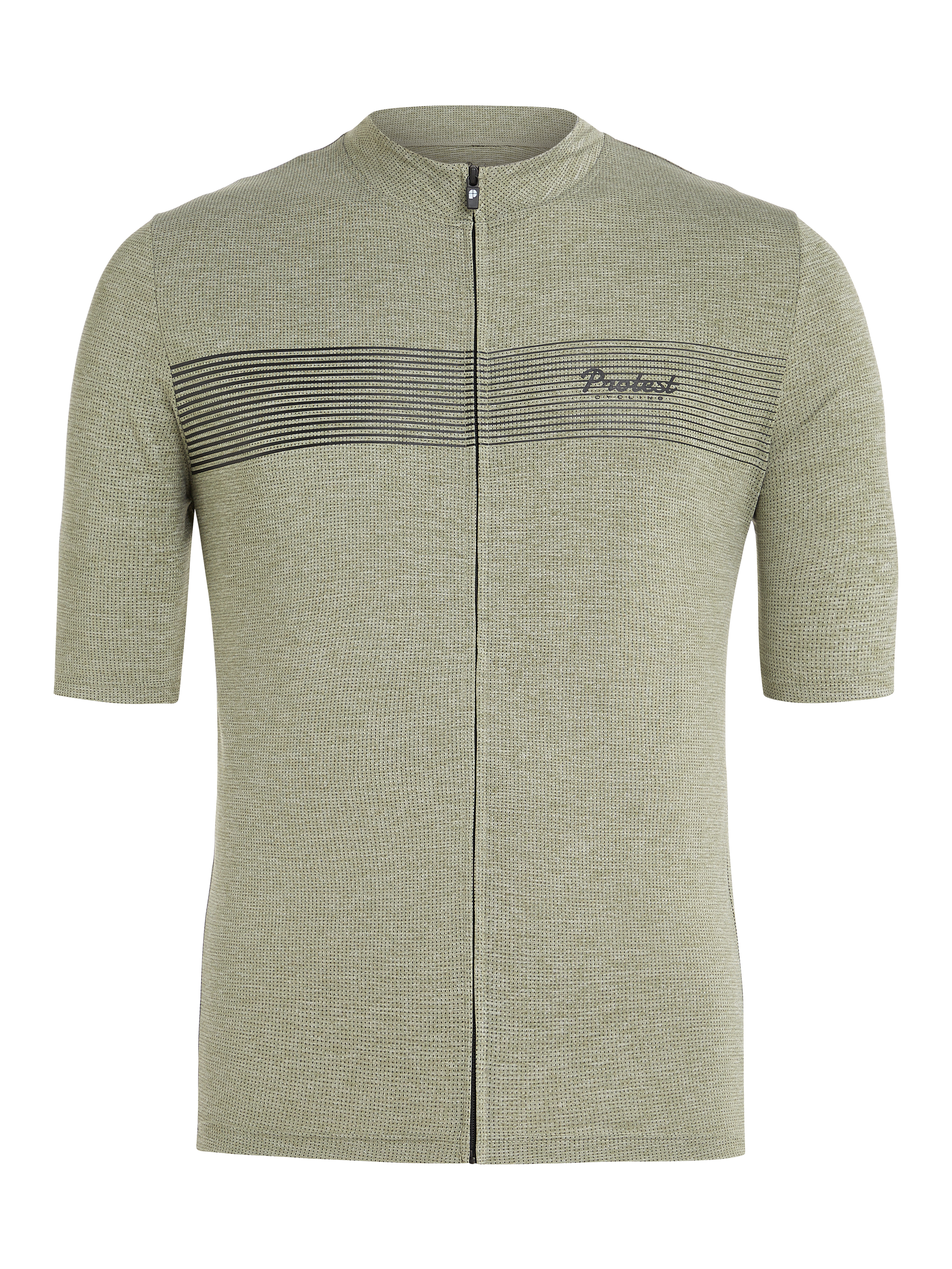 Protest Prtvleuten Cycling Shirt Short Sleeve Men - Green