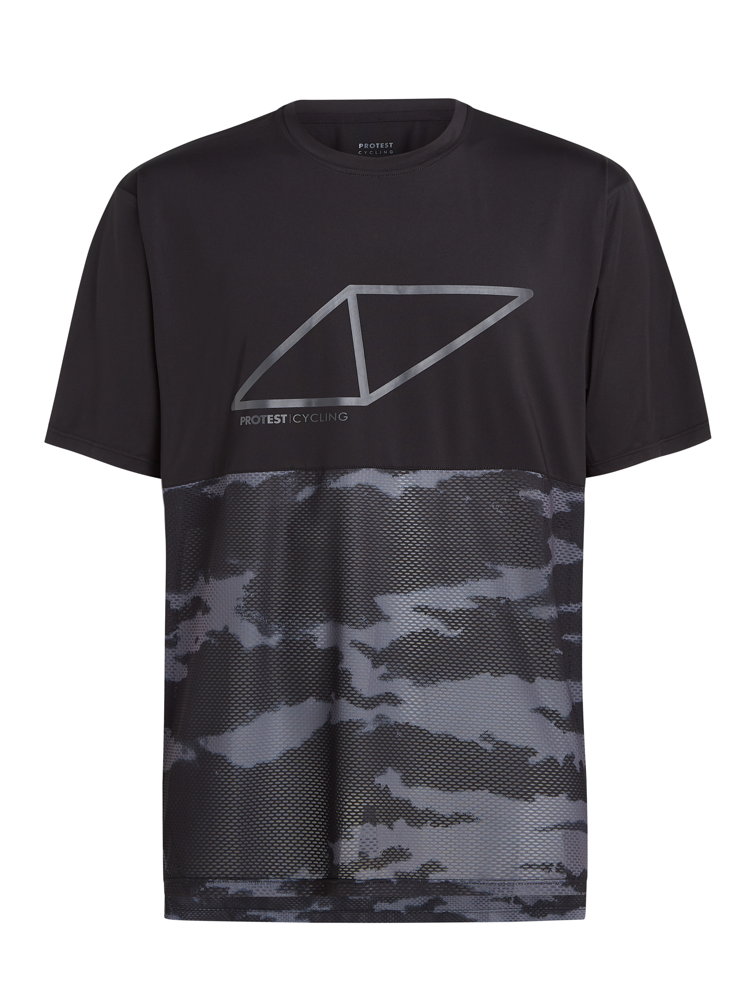 Protest Prtmaslow Fahrradtrikot Kurzarm Herren - Schwarz